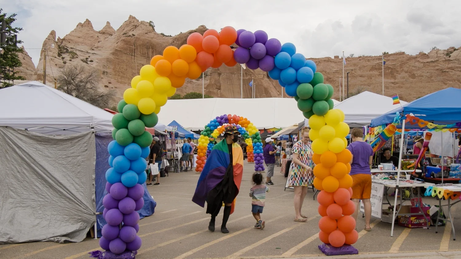 In 2020, the Navajo Nation Council signed a proclamation to officially recognize Diné Pride Week. Photo: Ziyi Xu, Rocky Mountain PBS