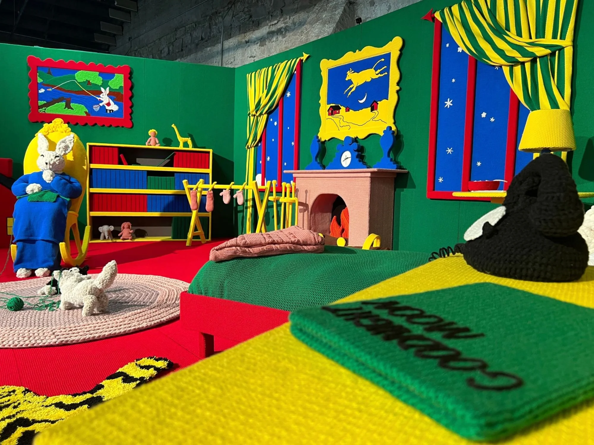 “Historically, knitting, crocheting, any kind of thread work was relegated to women,” Emilie Odelle said. “But I find that the art world is starting to shift, and there is a greater universal respect for fiber arts. It’s not just a chore or a craft, it’s art.” Photo courtesy of Dundee & Lee.