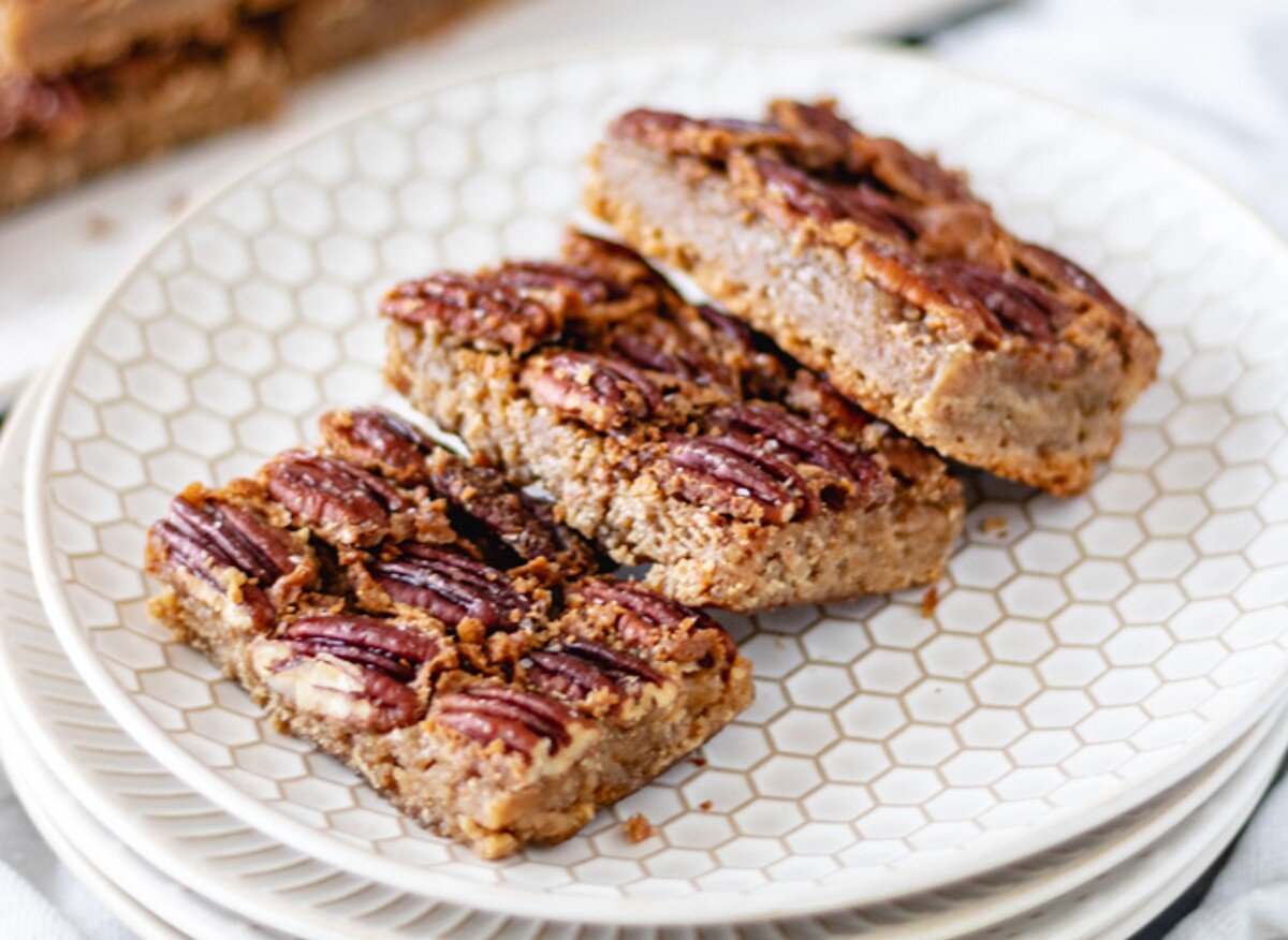 Maple Pecan Pie Bars (GF & DF)