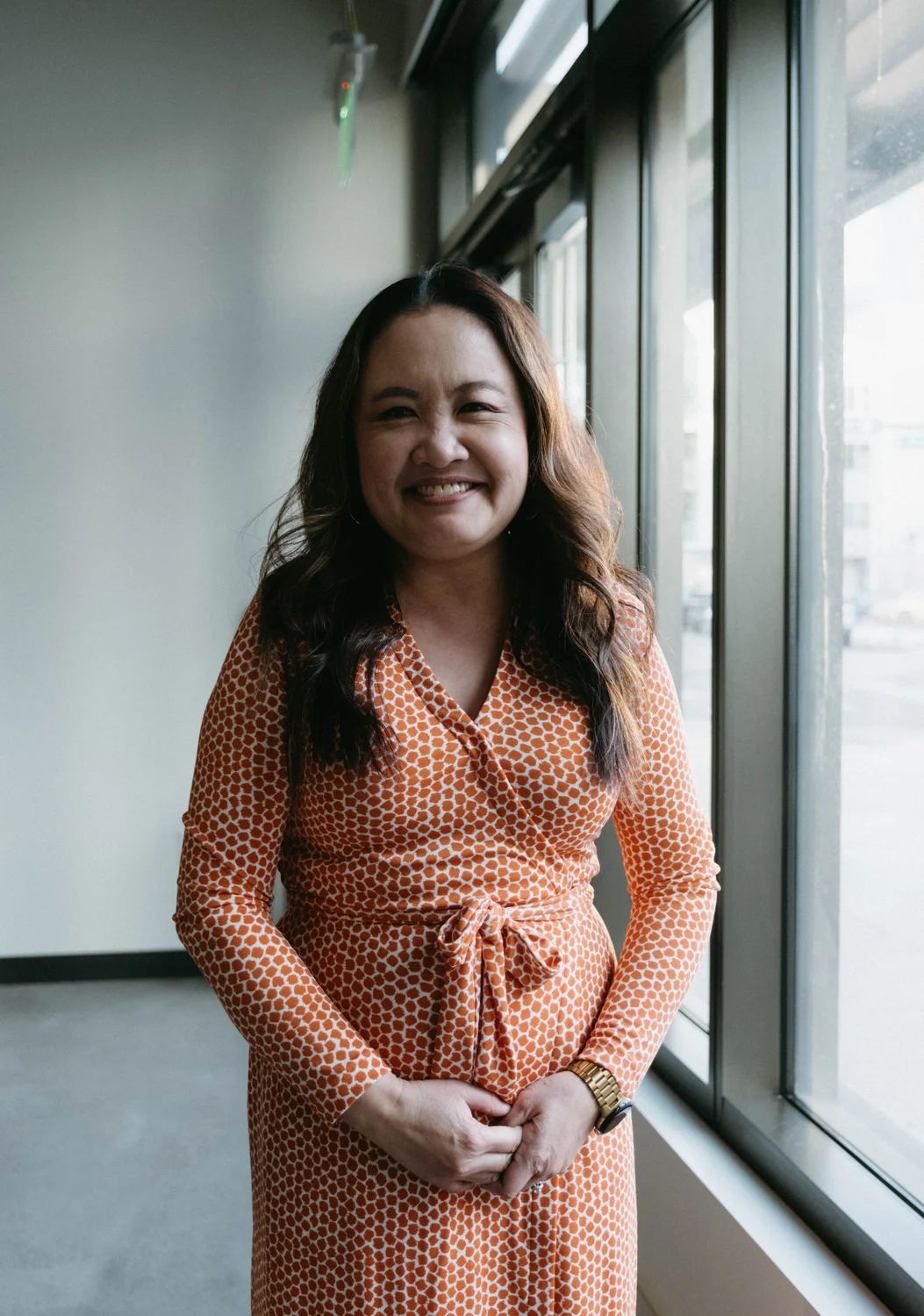 Nga Vương-Sandoval poses for a portrait. Photo: Peter Vo, Rocky Mountain PBS