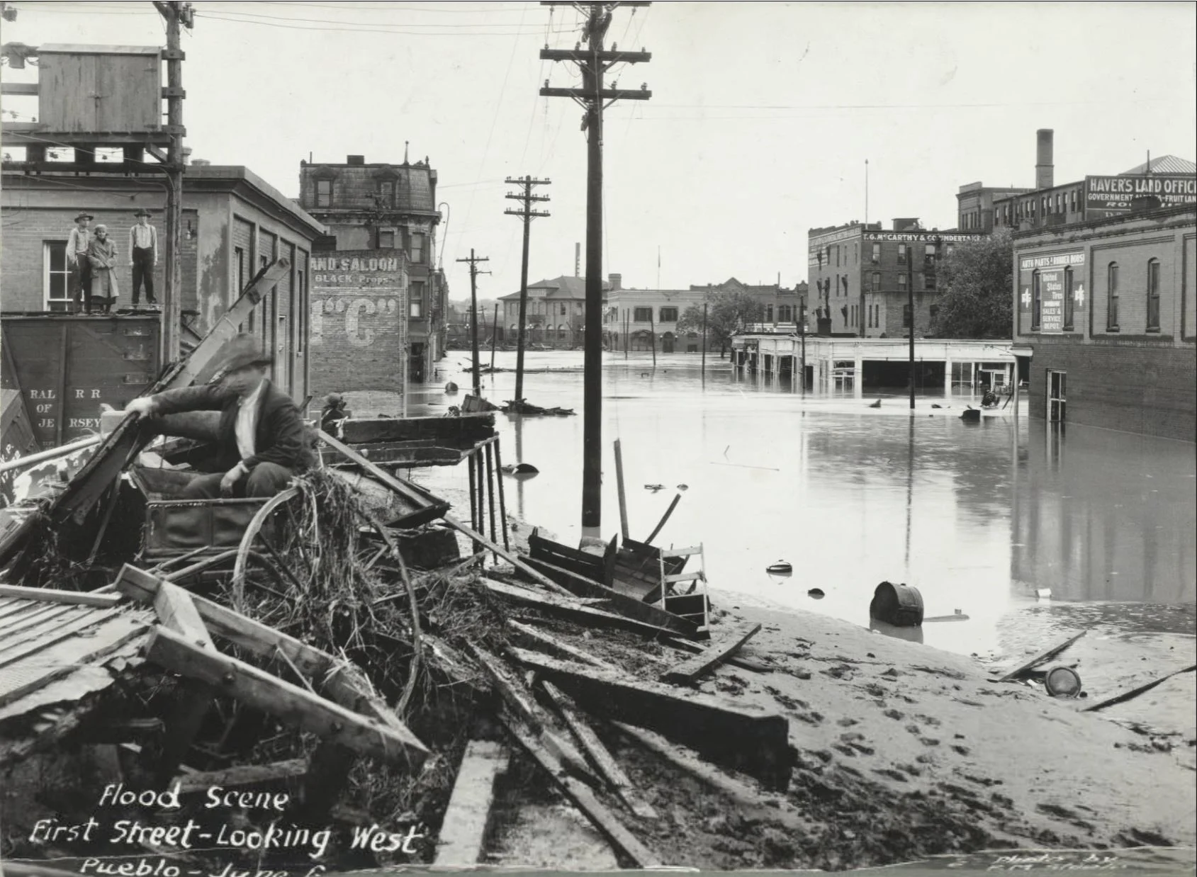 The Joneses arrived in 1921 after the Great Flood devastated some of the poorest neighborhoods in Pueblo. Photo courtesy Denver Public Library Special Collections and Archives