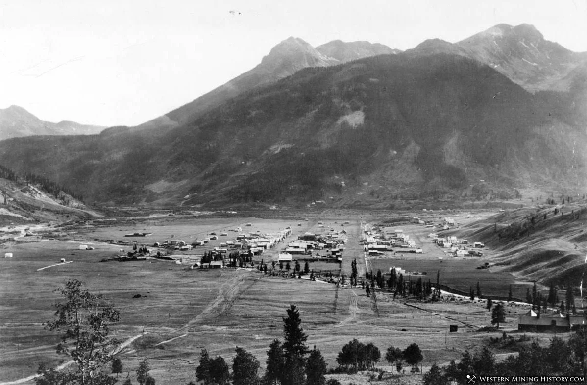 Silverton circa 1878. Photo courtesy Western Mining History