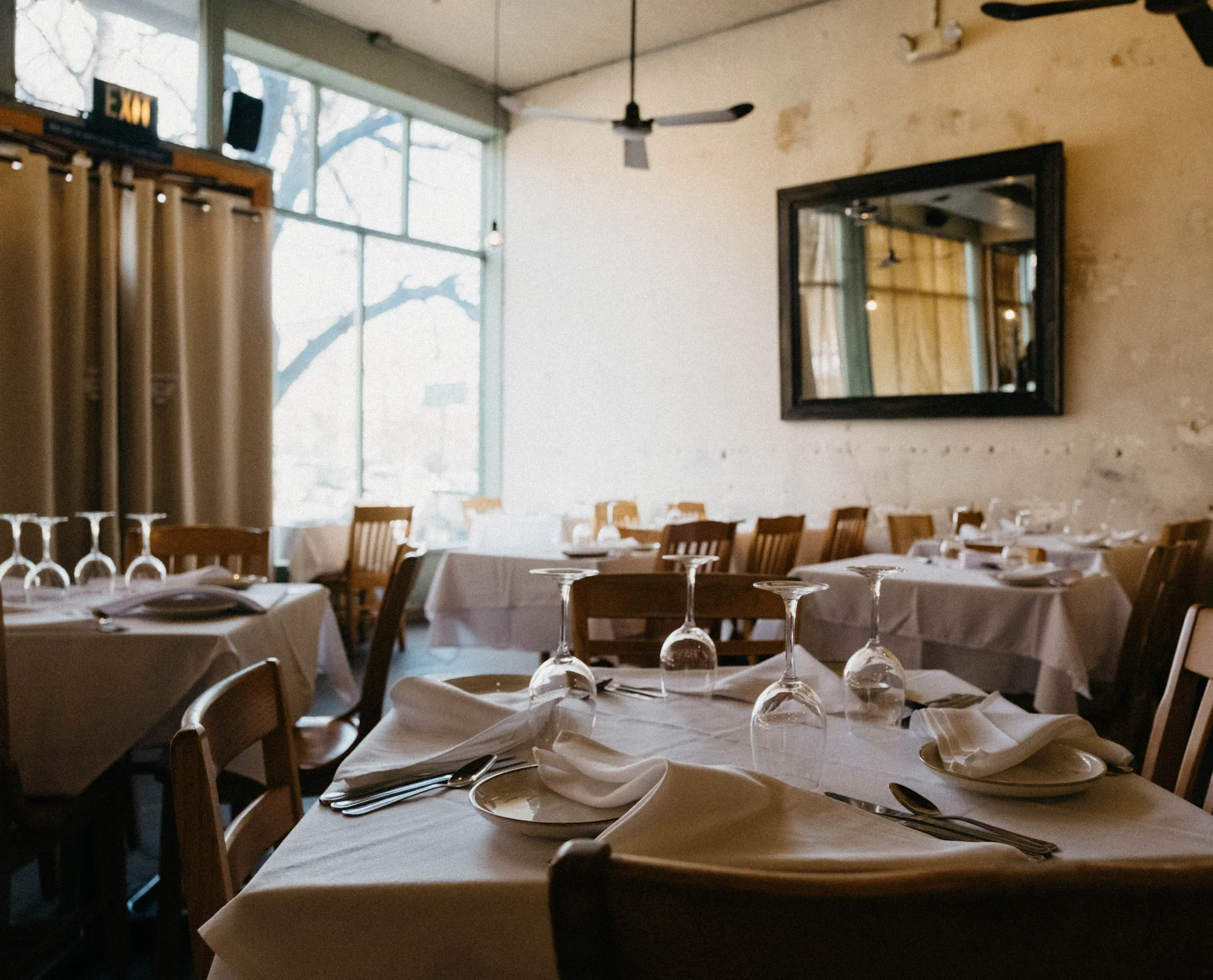 The dining room at Potager. Photo: Peter Vo, Rocky Mountain PBS