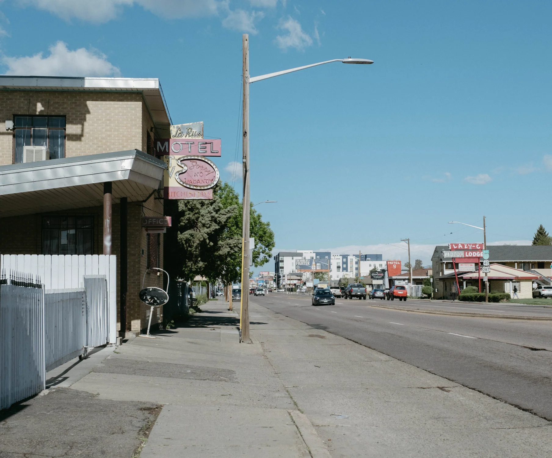 Prior to the completion of I-70 and I-225 in the 1970s, Colfax was a main thoroughfare for the city and served as Aurora’s original downtown. Photo: Peter Vo, Rocky Mountain PBS