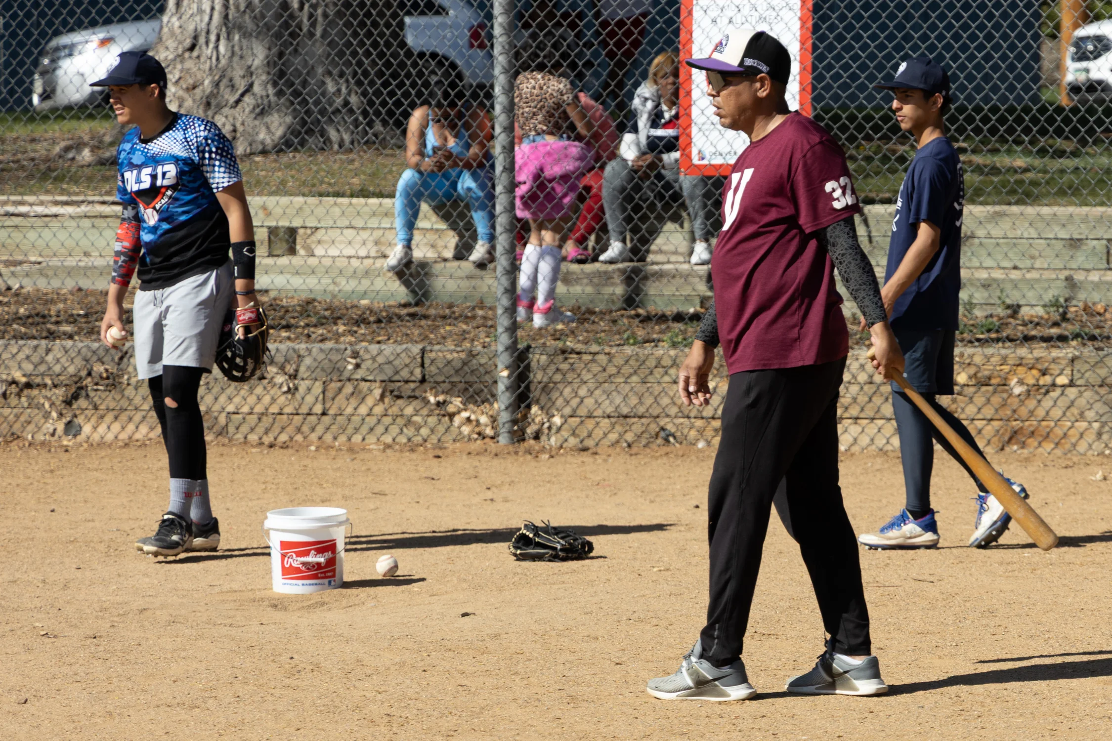 Almost all the kids on the team Ramos coaches are from Venezuela. One is from Cuba and two are from Peru. Photo: Amanda Horvath, Rocky Mountain PBS