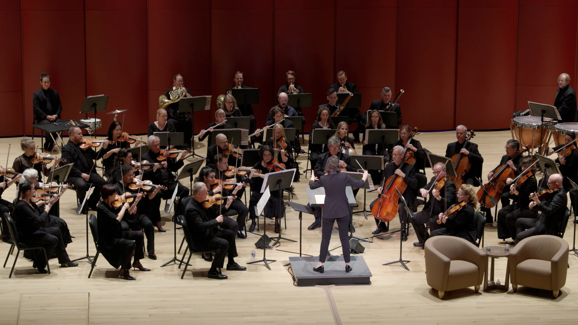Dufresne is the first woman to lead the orchestra since the organization’s inception in 1927. Photo: Chelsea Casabona, Rocky Mountain PBS