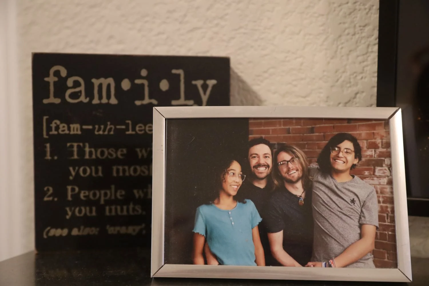 The Skeltons, left to right: Erica, Riley, Matthew and Eli. Photo: Elle Naef, Rocky Mountain PBS