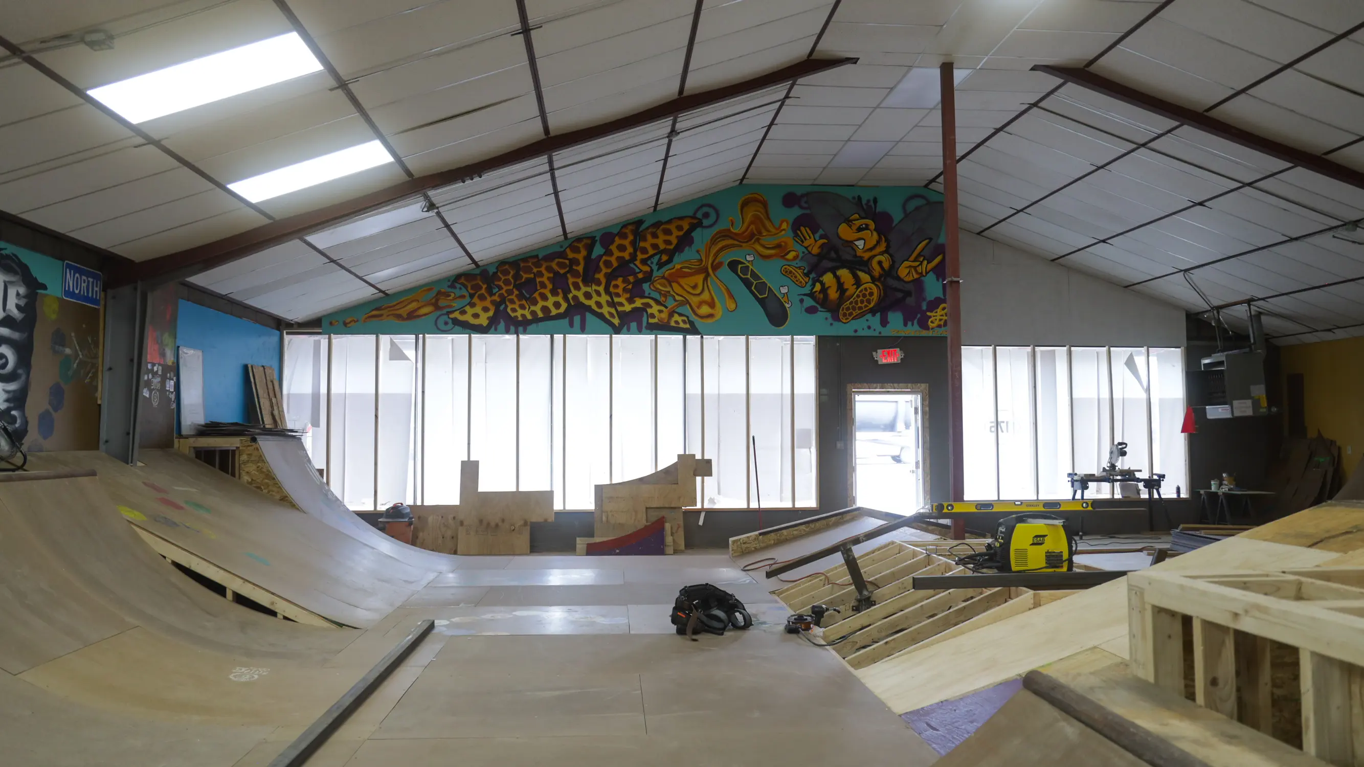 The Hive's skatepark will open this summer. Photo: Ziyi Xu, Rocky Mountain PBS