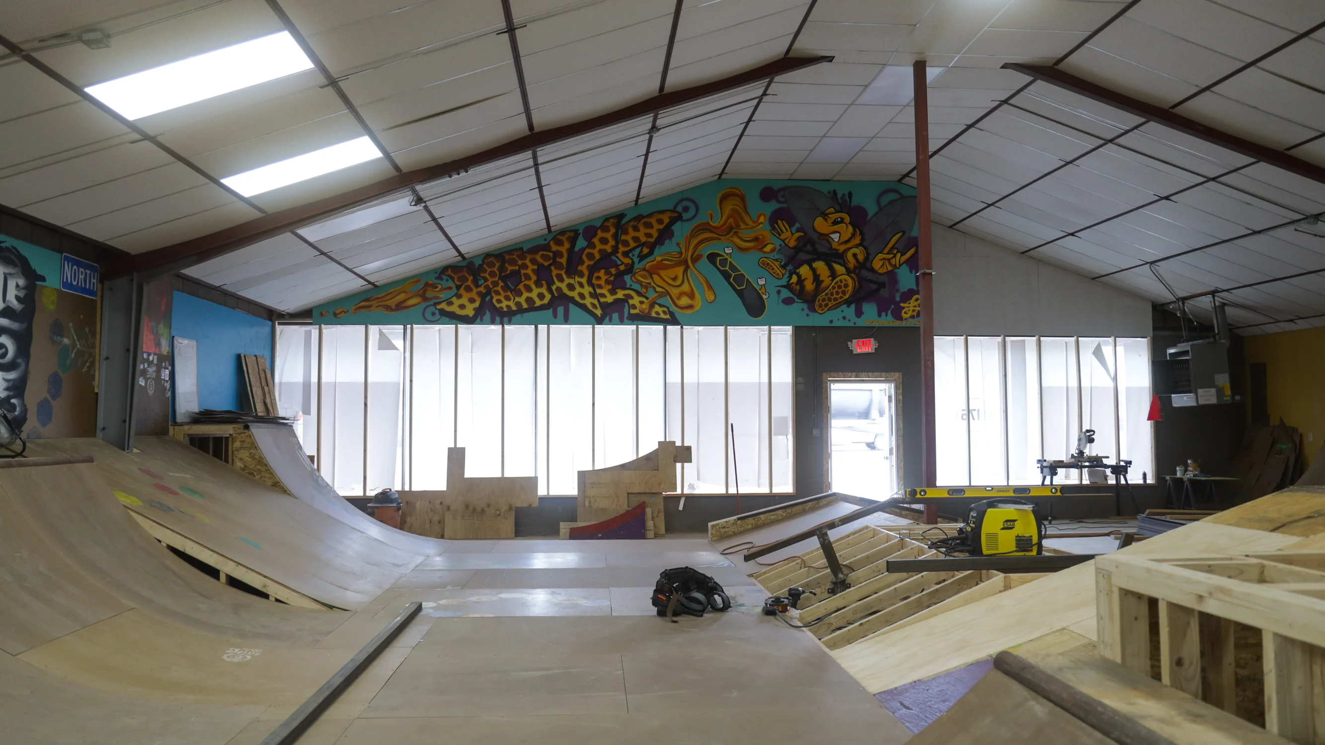 The Hive's skatepark will open this summer. Photo: Ziyi Xu, Rocky Mountain PBS