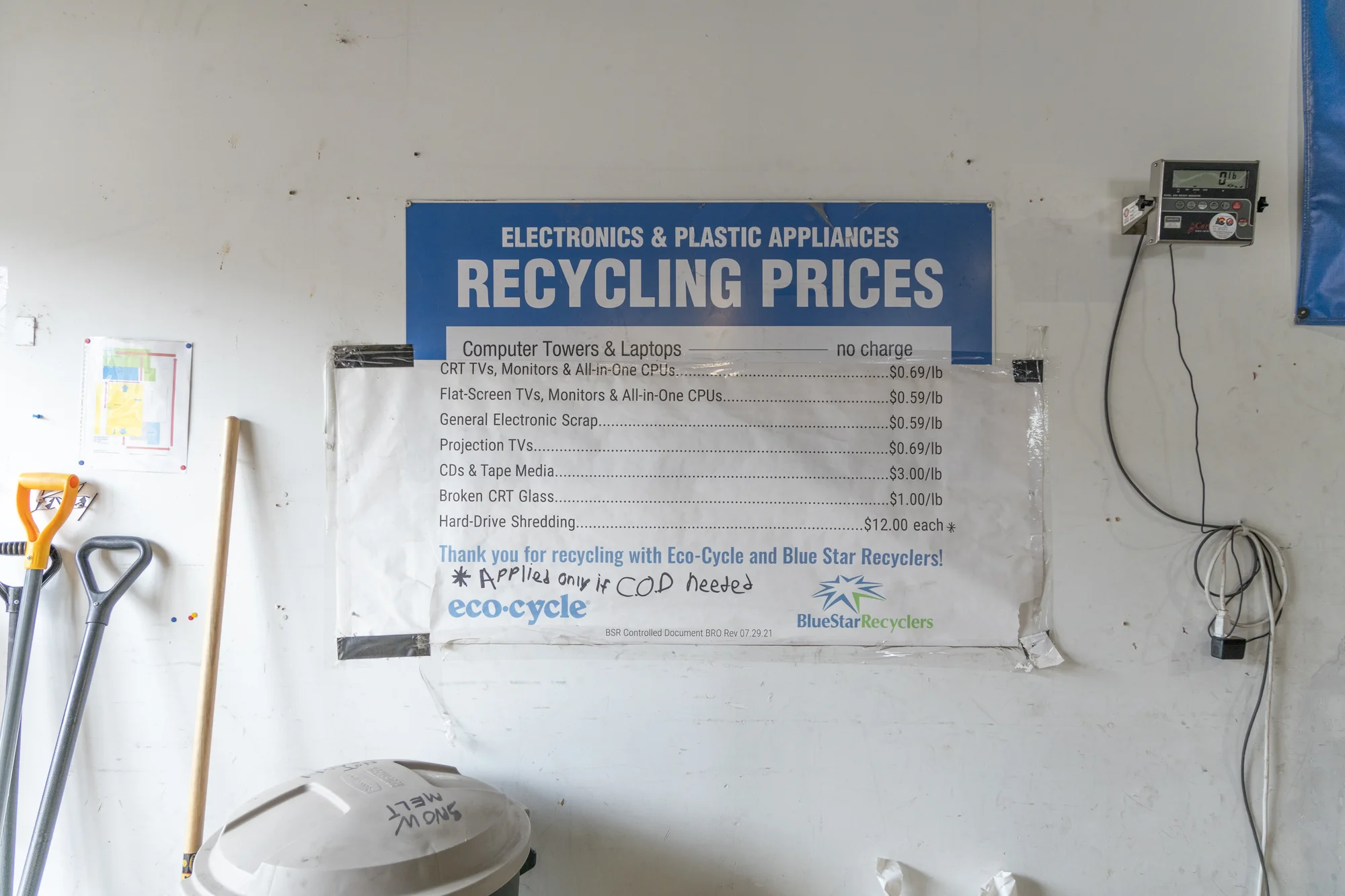 Hard-to-recycle items vary in recycling costs.  Photo by Andrea Kramar, Rocky Mountain PBS