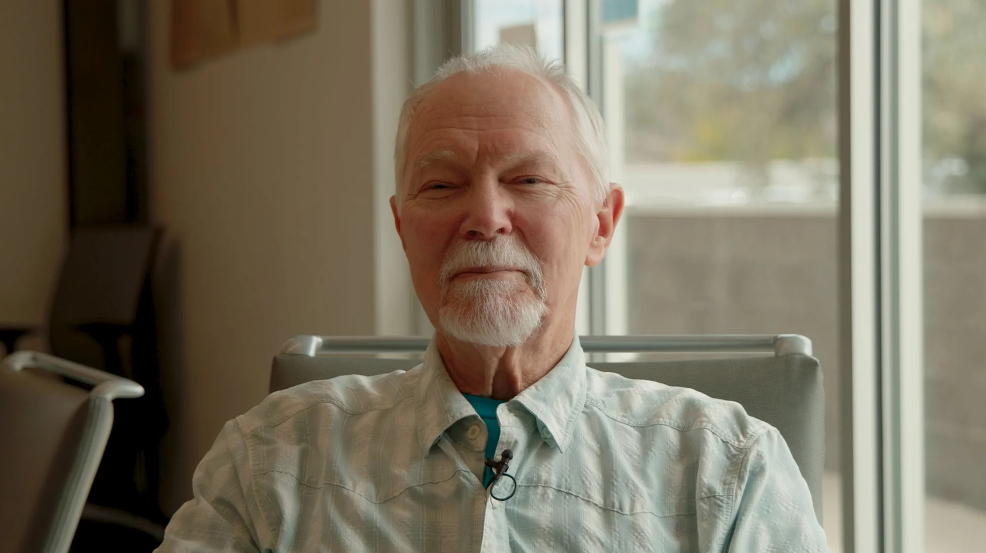 Buck Skillen, election judge. Photo: Ziyi Xu, Rocky Mountain PBS