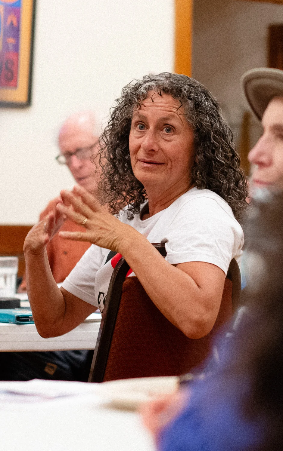 Essrea Cherin, president and co-founder of the non-profit Boulder-Nablus Sister City Project.  Photo: Cormac McCrimmon, Rocky Mountain PBS