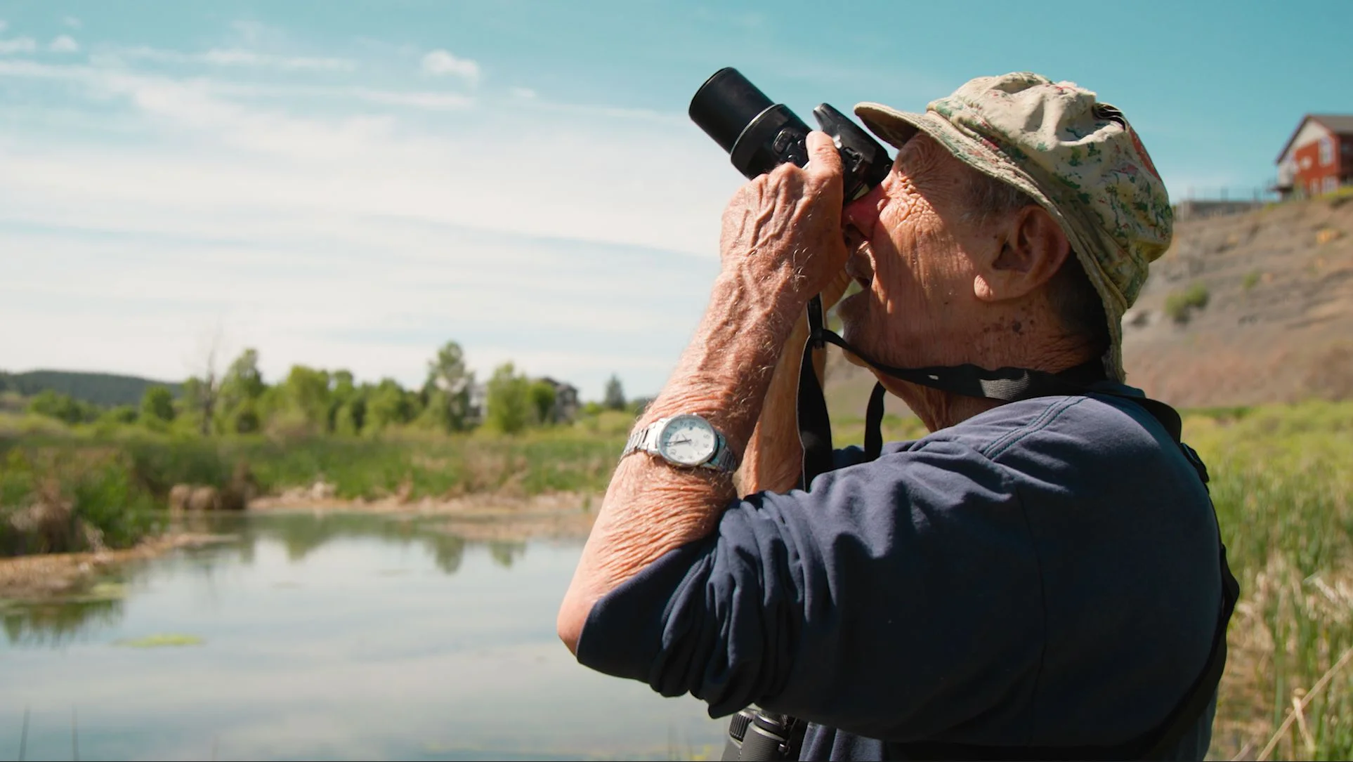 Bailey said he has seen every species of bird at the wetlands. Photo: Ziyi Xu, Rocky Mountain PBS