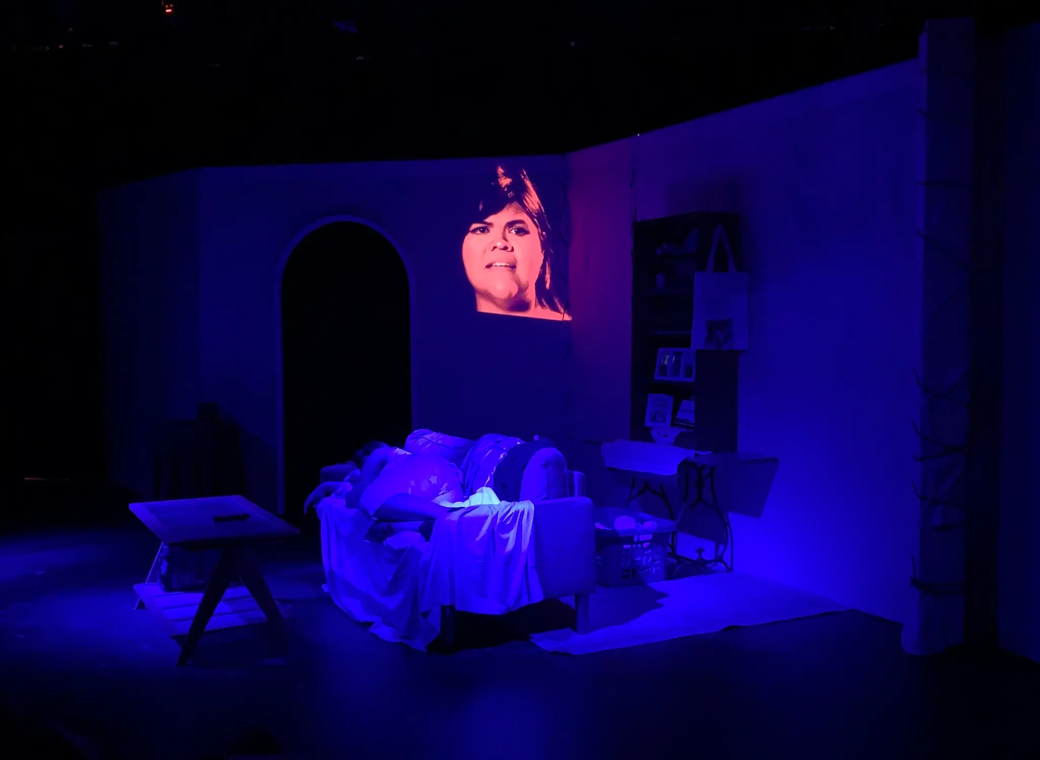 Flamboyán Theatre produced Baylee Schlictman’s play “You’ll Be Made of Ashes Too,” a horror comedy about family and loss. Photo courtesy of Jonathan Marcantoni