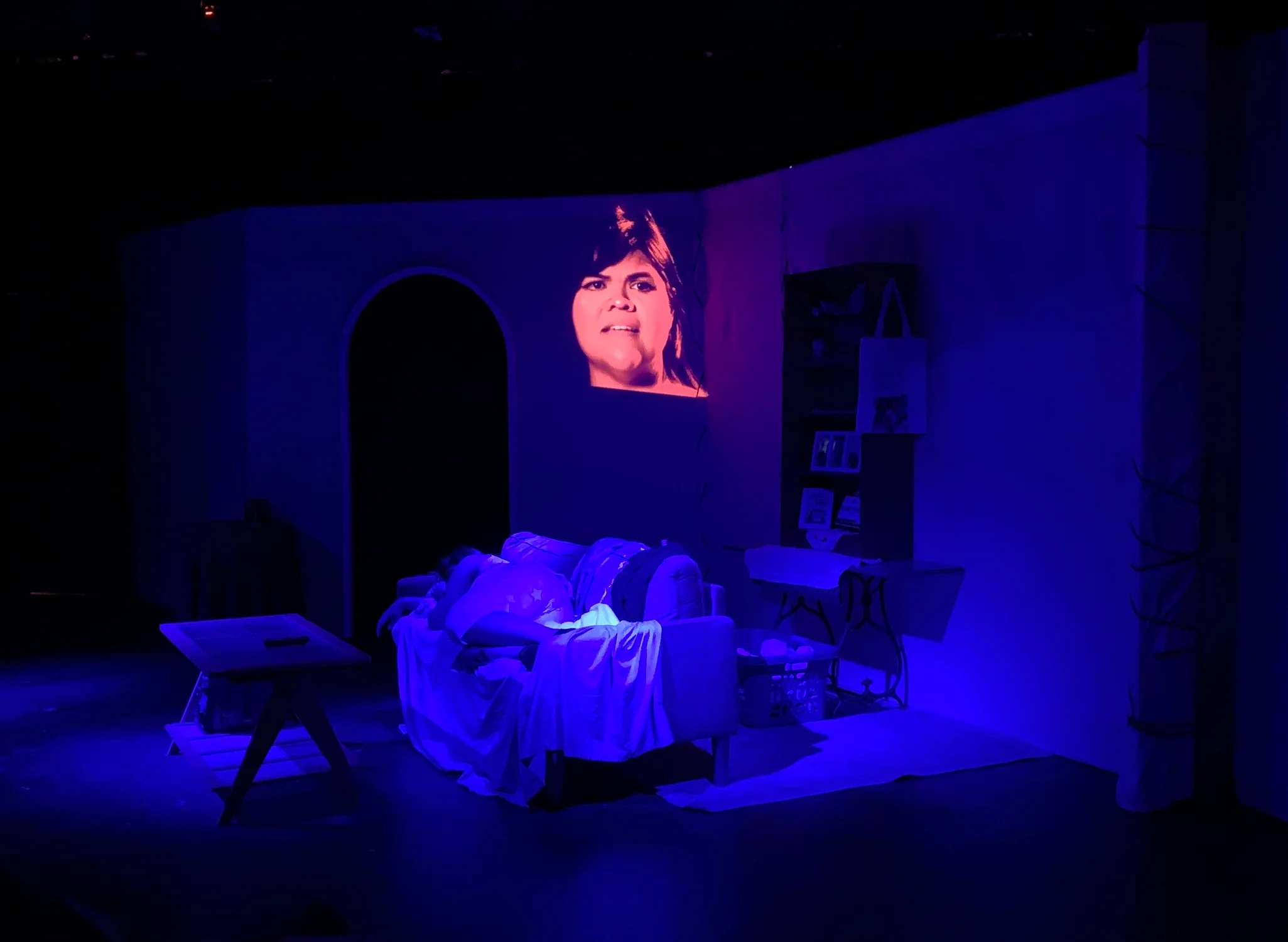 Flamboyán Theatre produced Baylee Schlictman’s play “You’ll Be Made of Ashes Too,” a horror comedy about family and loss. Photo courtesy of Jonathan Marcantoni