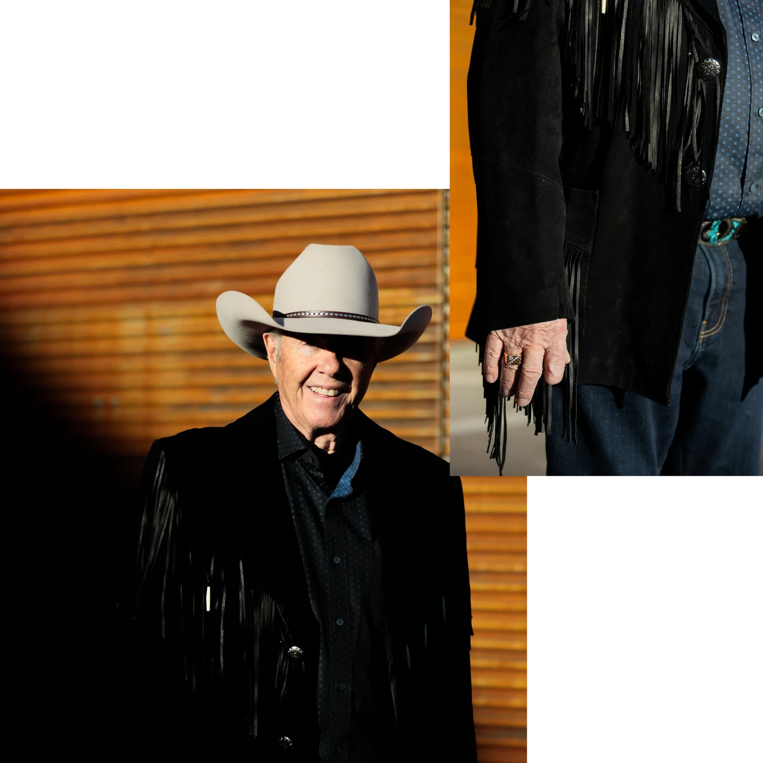 “This jacket was my oldest brother’s. He passed away a few years ago, and it was left to me,” said Mike Malone of Bailey, Colorado. Photo: Cormac McCrimmon, Rocky Mountain PBS