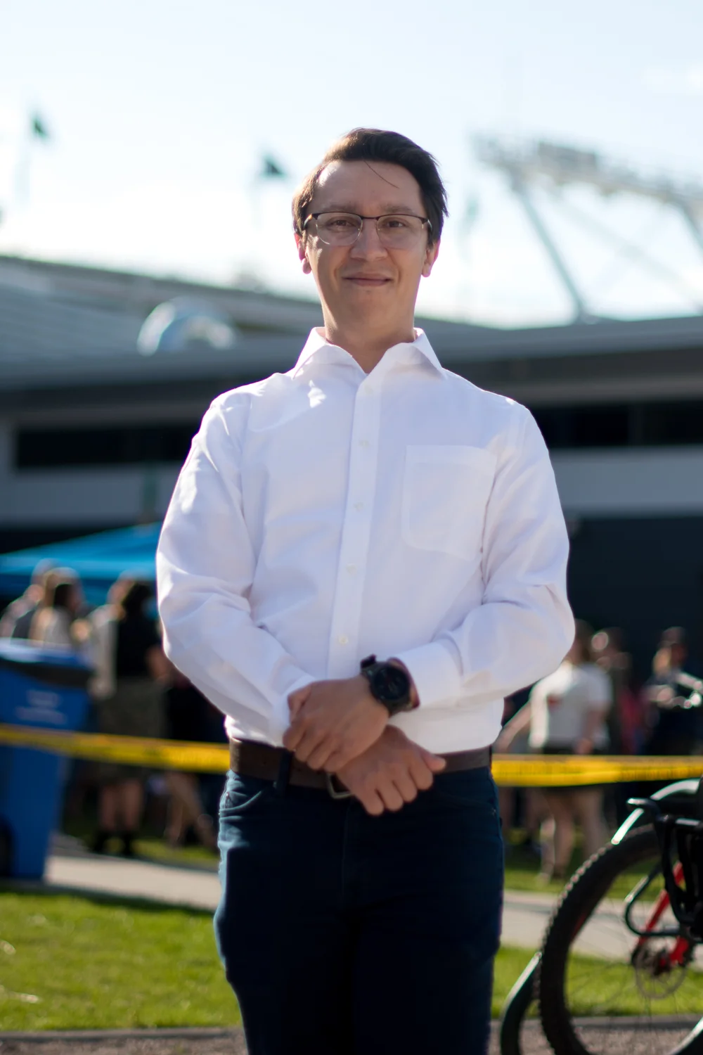 Isayah Lang poses for a portrait at the 2025 Iron Brew showcase. Photo: Cormac McCrimmon, Rocky Mountain PBS.