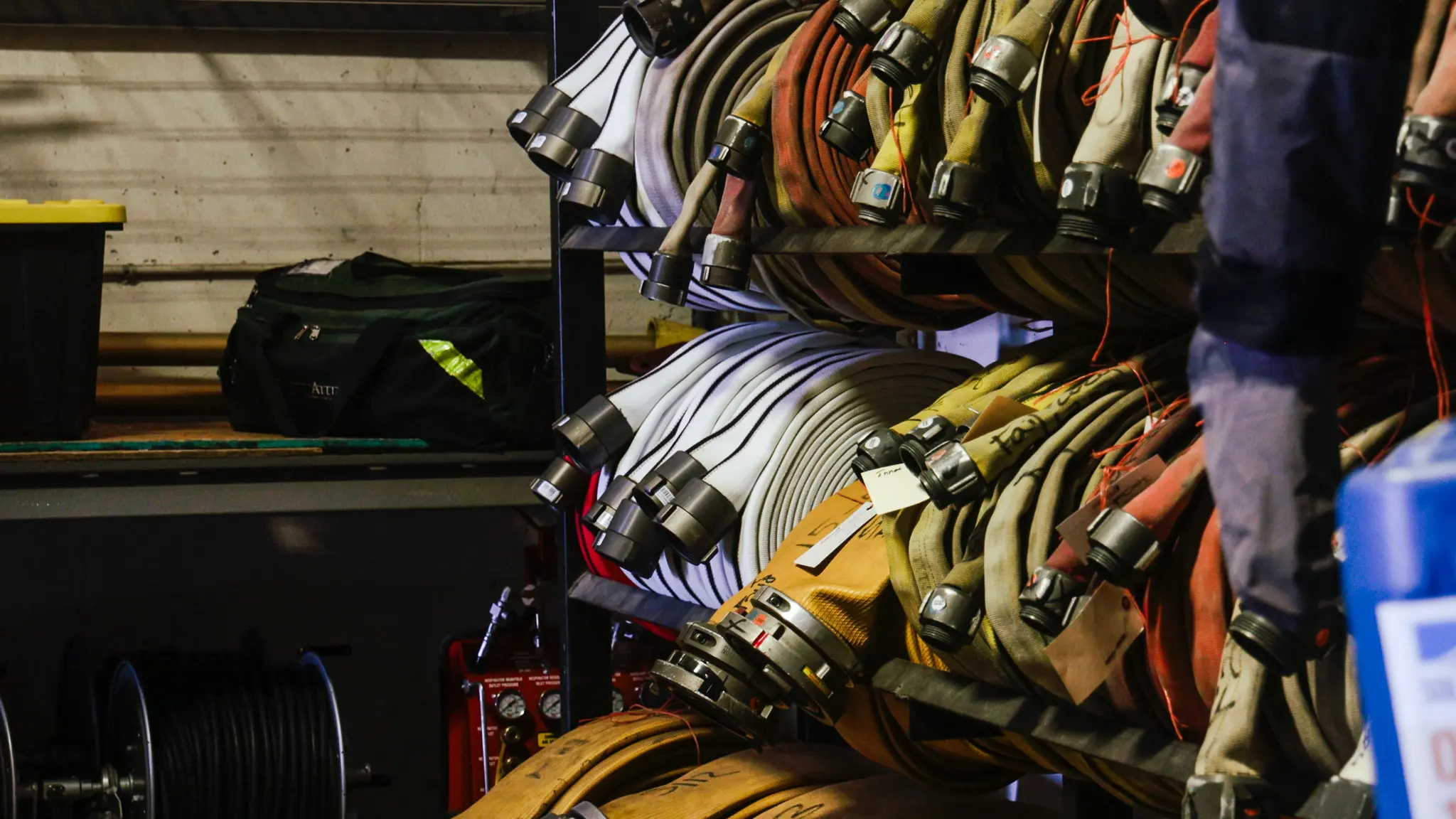 Inside the Durango Fire & Rescue station. Photo: Ziyi Xu, Rocky Mountain PBS
