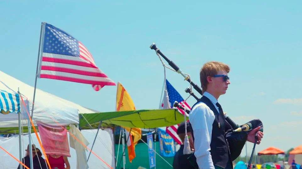 Carson McConnell has been playing since he was seven after watching a bagpiper play during a church service. Photo: Chase McCleary, Rocky Mountain PBS