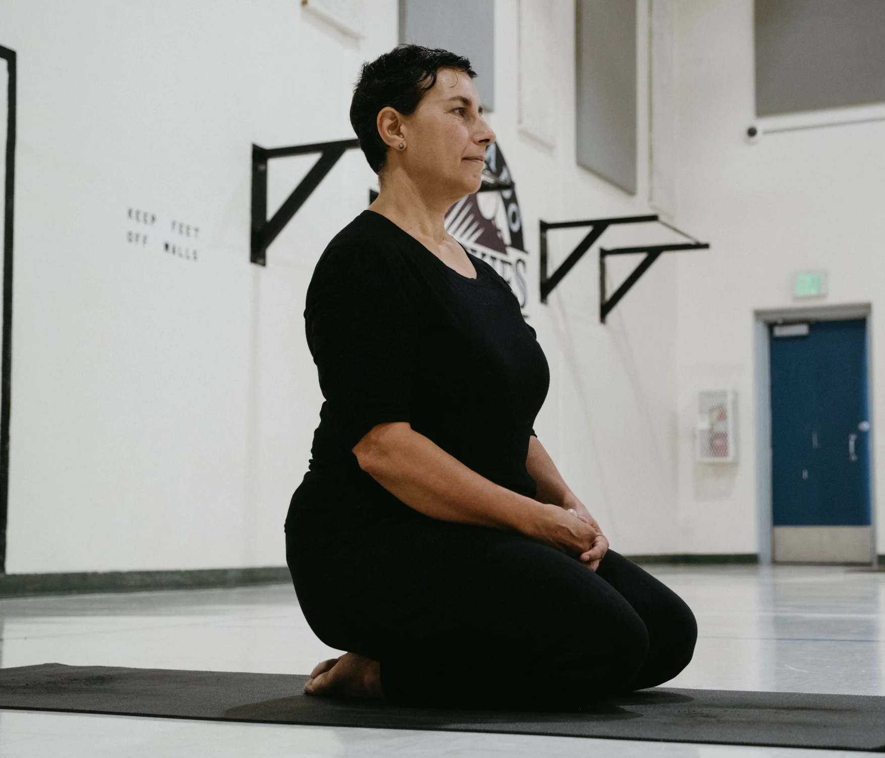 For a year and a half, Jean Crisler has taught residents at Trinidad Correctional Facility how to teach yoga to their peers. She said her experience leading the course inside the facility has made her a better listener and teacher. Photo: Peter Vo, Rocky Mountain PBS