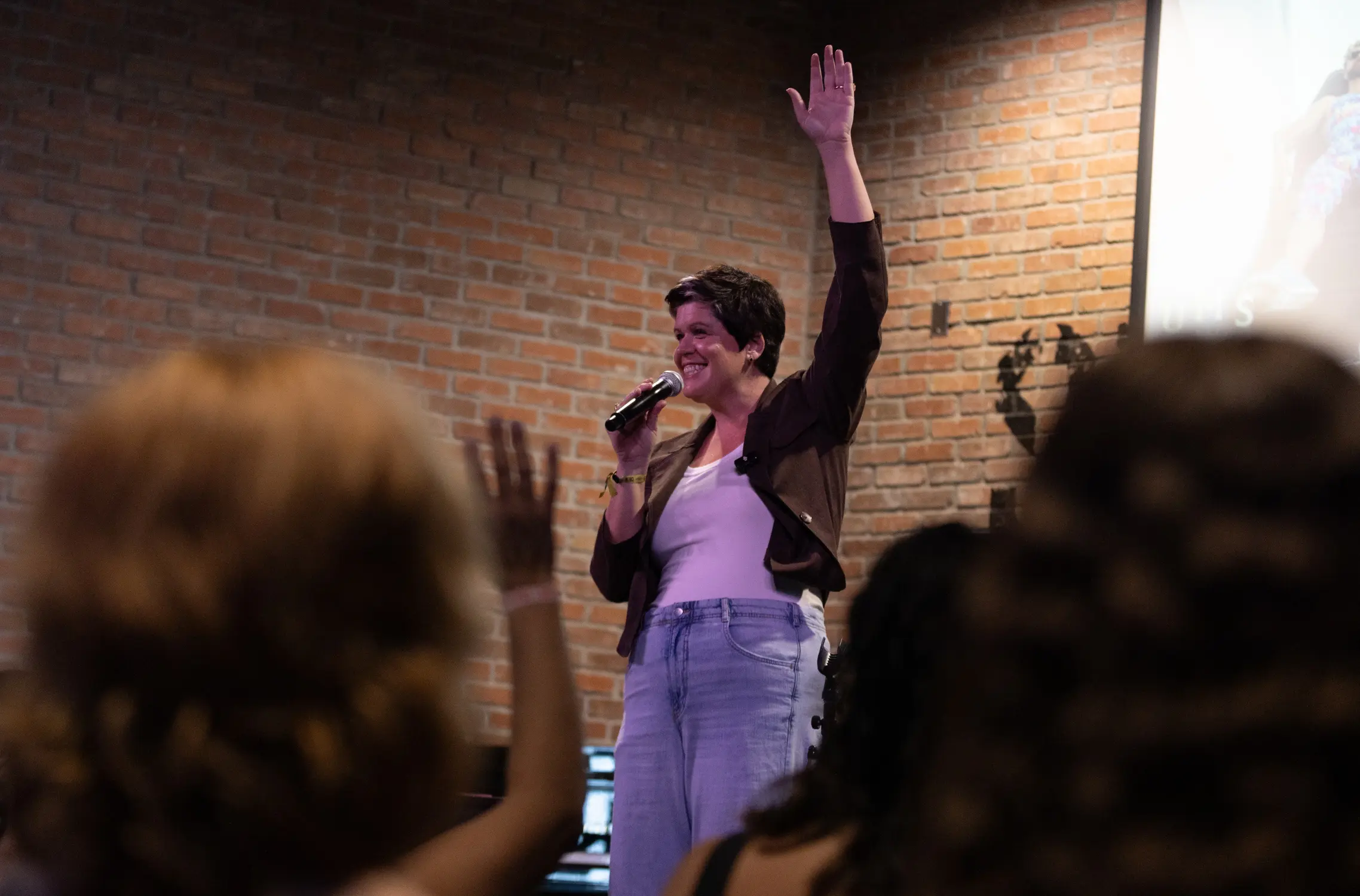 Jami Duffy is one of the co-mangers of UMS. She spoke about the future of UMS at the Get Loud Music Summit, hosted by Youth on Record Saturday, July 26. Photo: Carly Rose, Rocky Mountain PBS