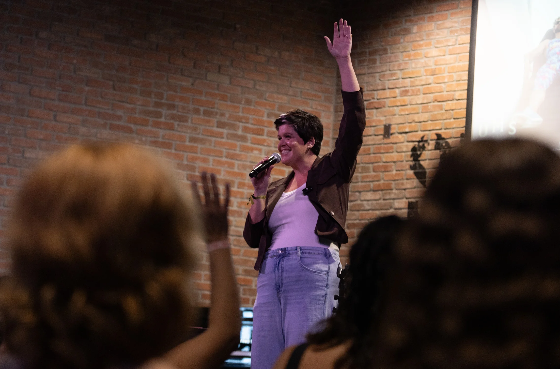 Jami Duffy is one of the co-mangers of UMS. She spoke about the future of UMS at the Get Loud Music Summit, hosted by Youth on Record Saturday, July 26. Photo: Carly Rose, Rocky Mountain PBS