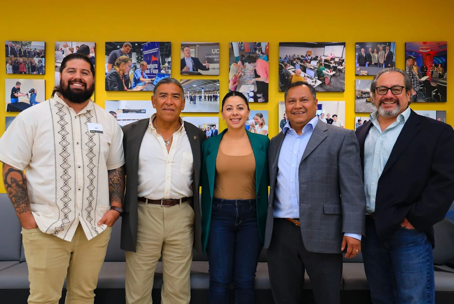 From left to right: Joel Ramirez, Vic Tise, Jaidie Vargas, Javier Popoca and Alfred Ortiz Photo: Chase McCleary, Rocky Mountain PBS