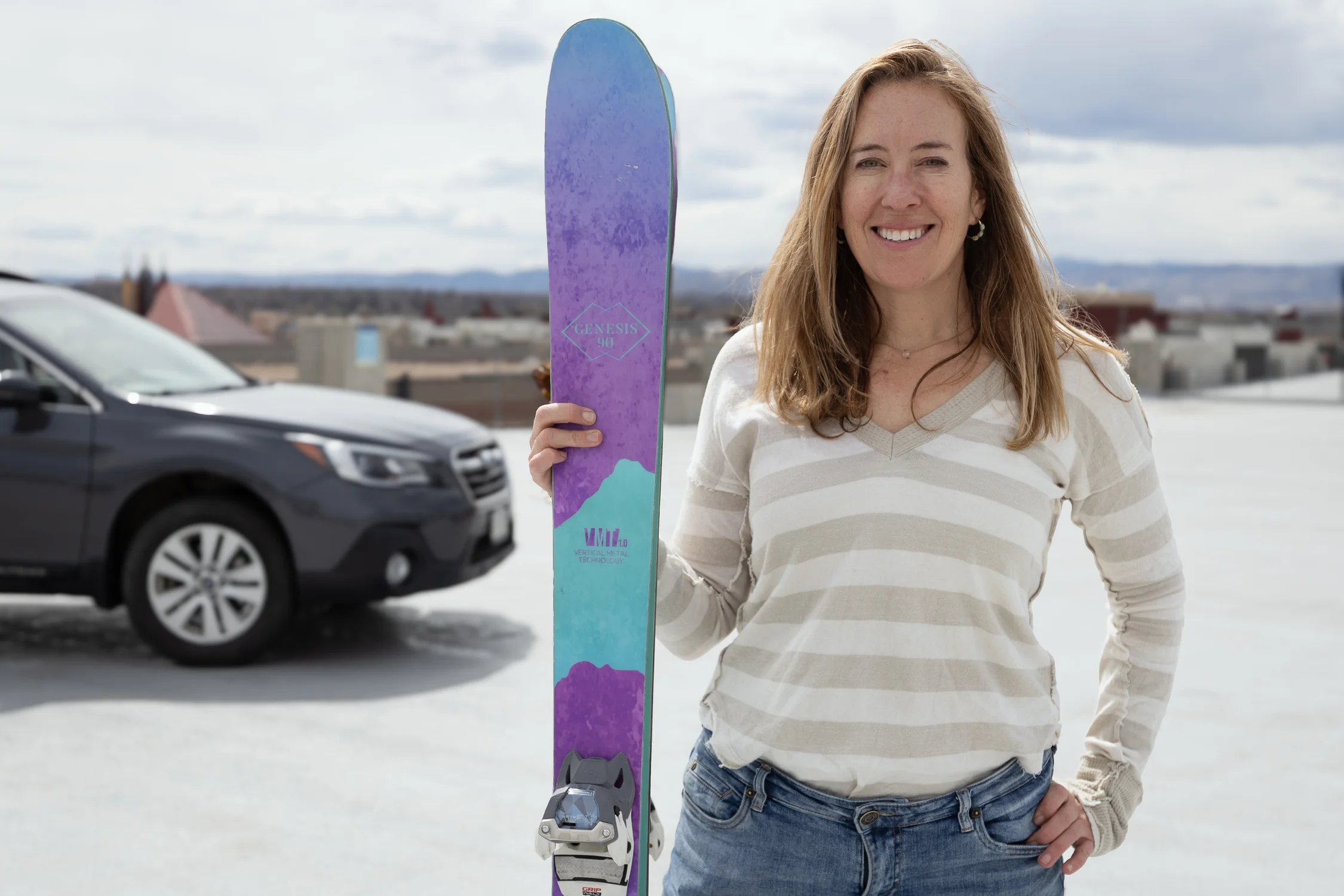 “When you’re stuck in traffic and you look around and you see ten other cars around you with only one driver in them, it feels like you’re part of the problem,” said Nora Gilbertson. Photo: Cormac McCrimmon, Rocky Mountain PBS