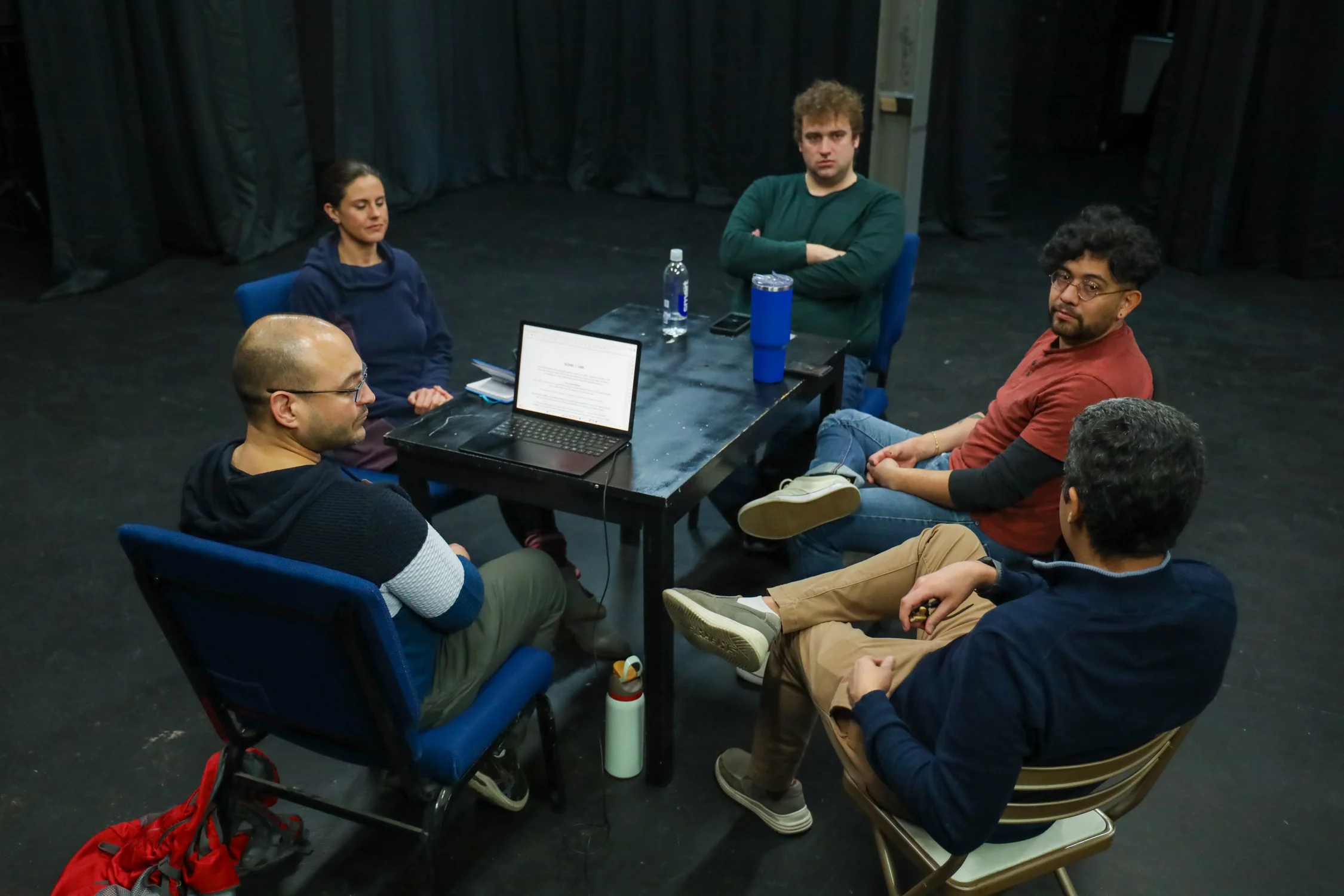 The short play is told through conversations between the United States, Puerto Rico and the Secretary. Photo: Carly Rose, Rocky Mountain PBS