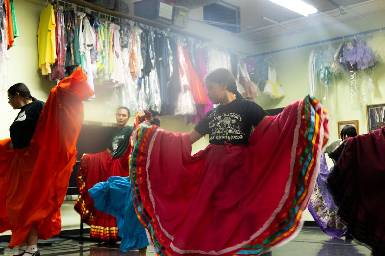 Fabiana Torres (center), Danae Torres’s daughter, has been dancing since she was only one. Photo: Chase McCleary, Rocky Mountain PBS