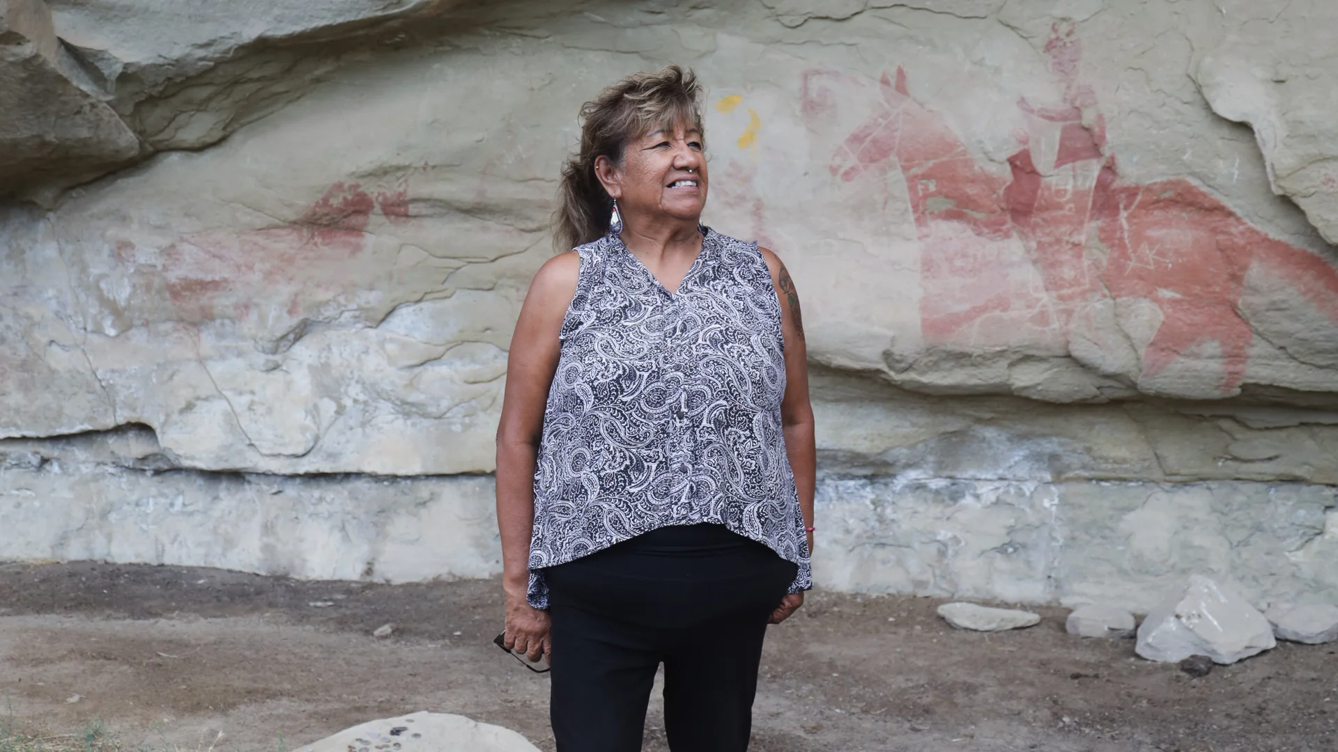 Beverly Lehi-Yazzie stands for a portrait. Photo: Ziyi Xu, Rocky Mountain PBS