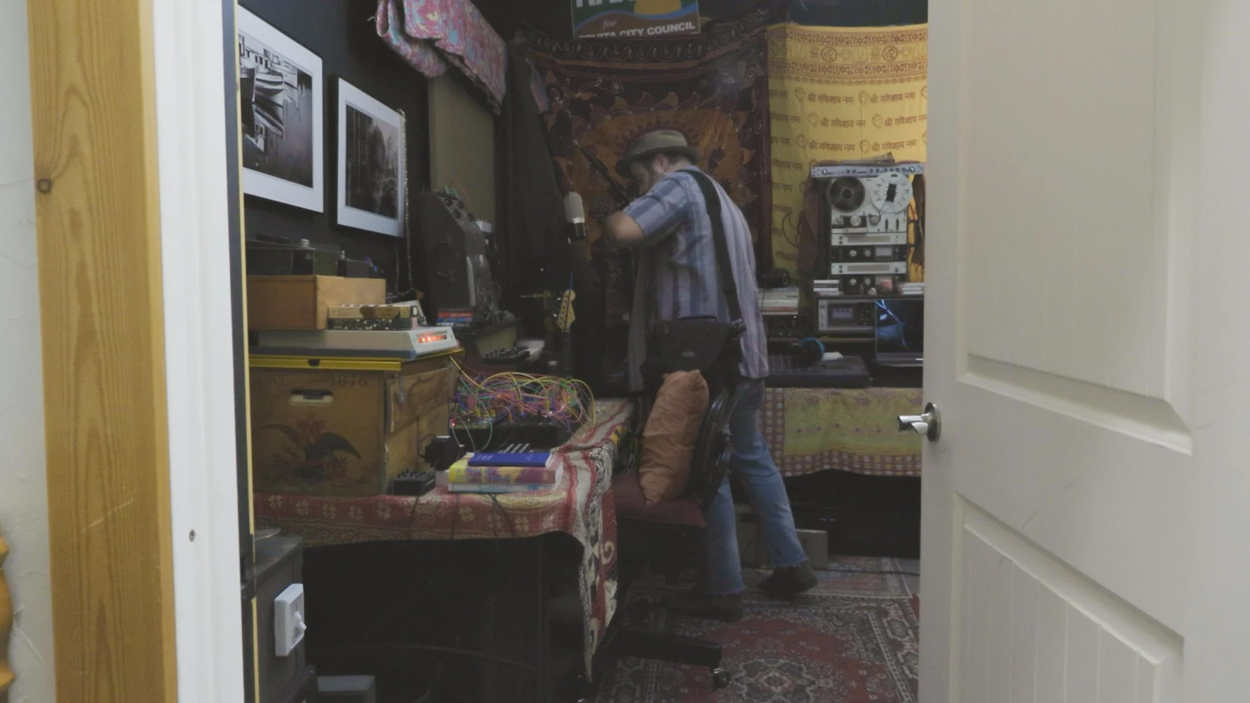 Harvey’s studio.