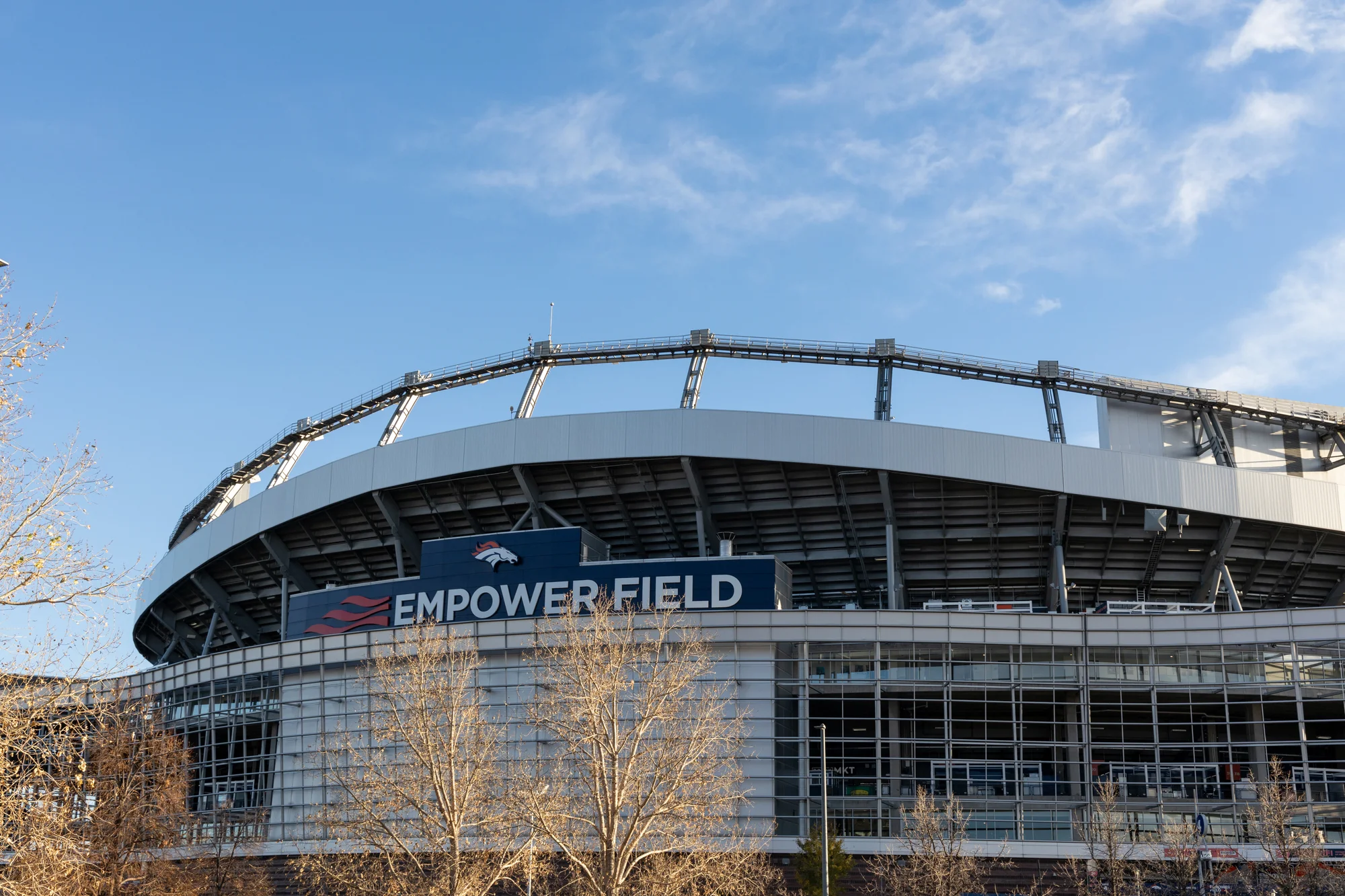 Mile High Stadium, the current home of the Broncos, takes up 80 acres in the Sun Valley neighborhood. Photo: Carly Rose, Rocky Mountain PBS