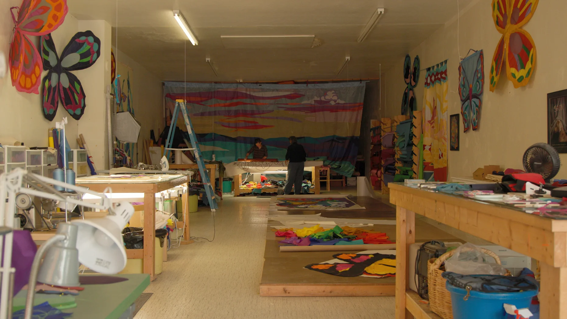 Smith is the founder of Banner Art Studio in Del Norte. Photo: Ziyi Xu, Rocky Mountain PBS
