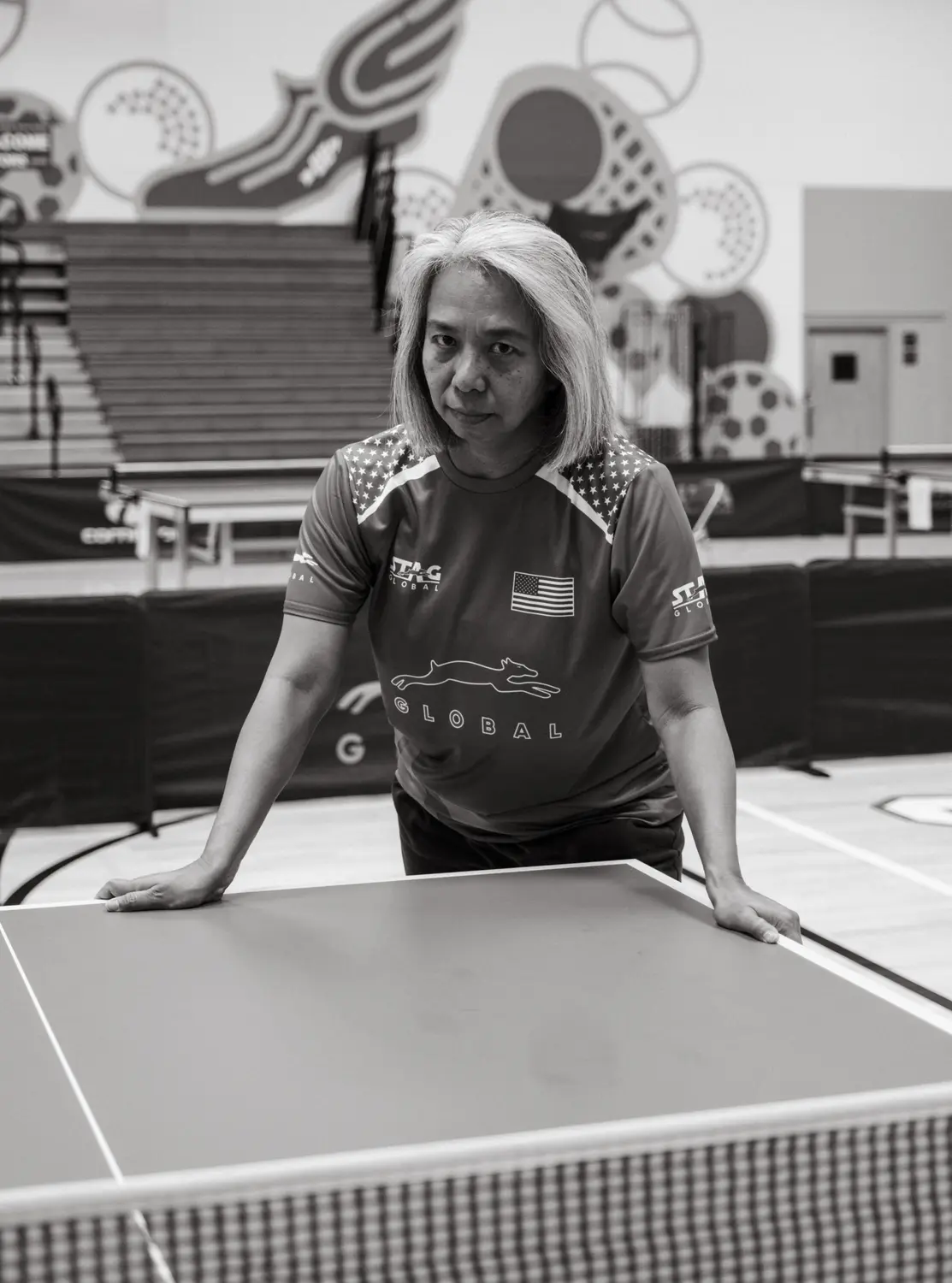 Angie Arguna played table tennis through her childhood and early adulthood, but stopped after college. She began playing competitively again in her 50s. Photo: Peter Vo, Rocky Mountain PBS