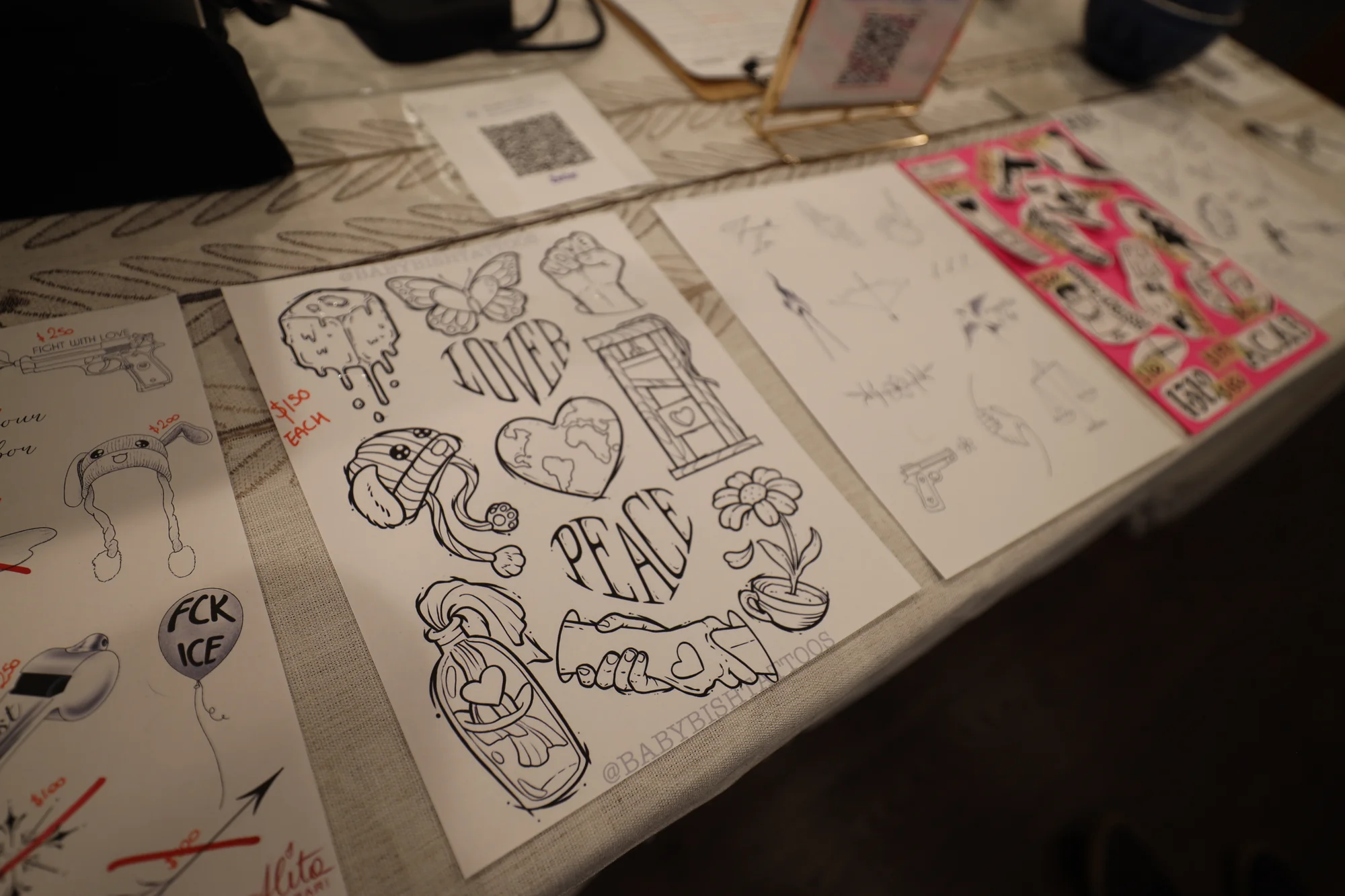 Monday's flash sale featured dozens of anti-ICE images, offered at a discounted rate. Photo: Sarah Shoen, Rocky Mountain PBS