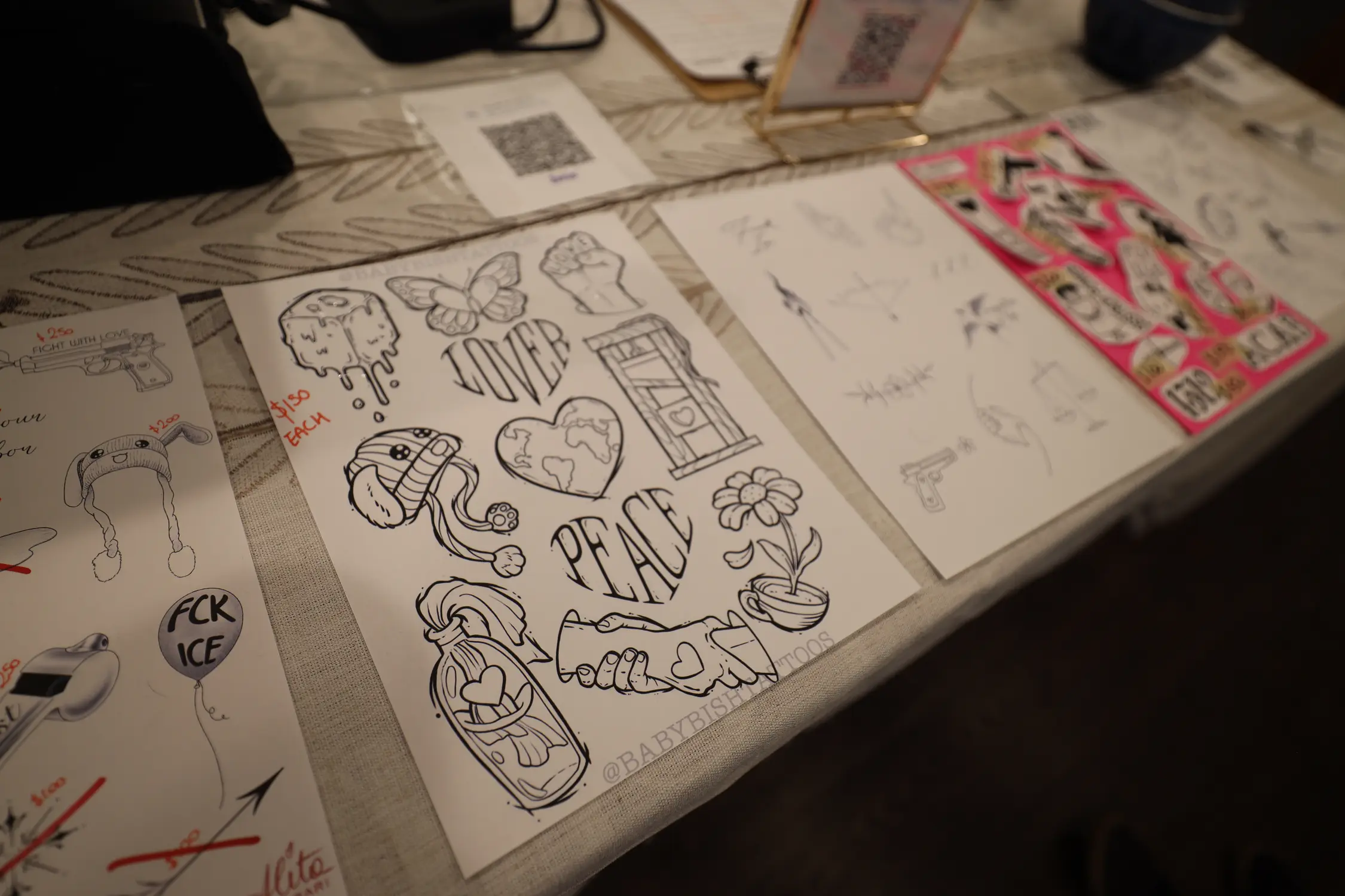 Monday's flash sale featured dozens of anti-ICE images, offered at a discounted rate. Photo: Sarah Shoen, Rocky Mountain PBS