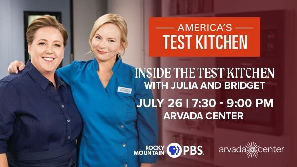 A poster for Inside the Test Kitchen event