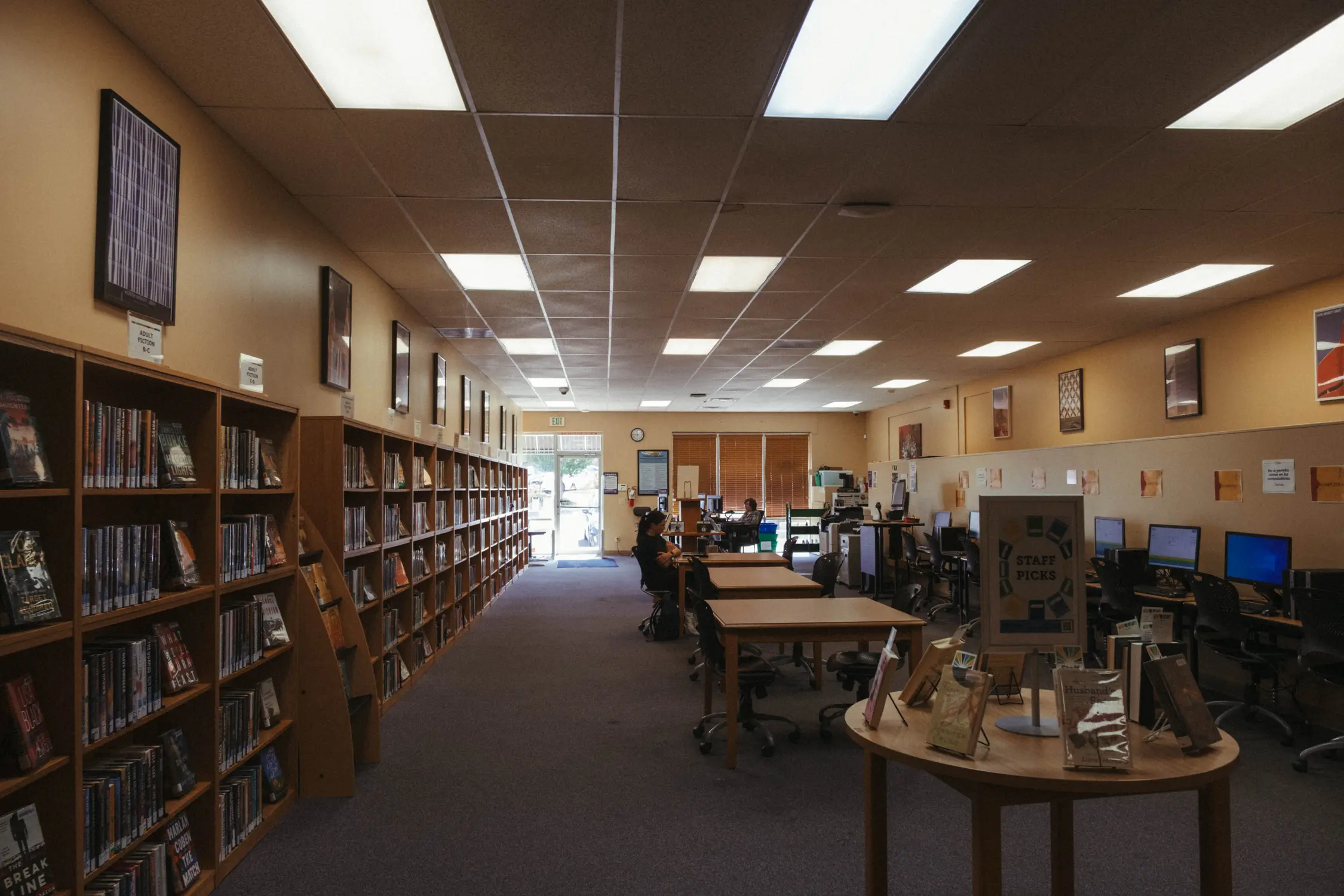 Inside the Iliff Square branch. Photo: Peter Vo, Rocky Mountain PBS