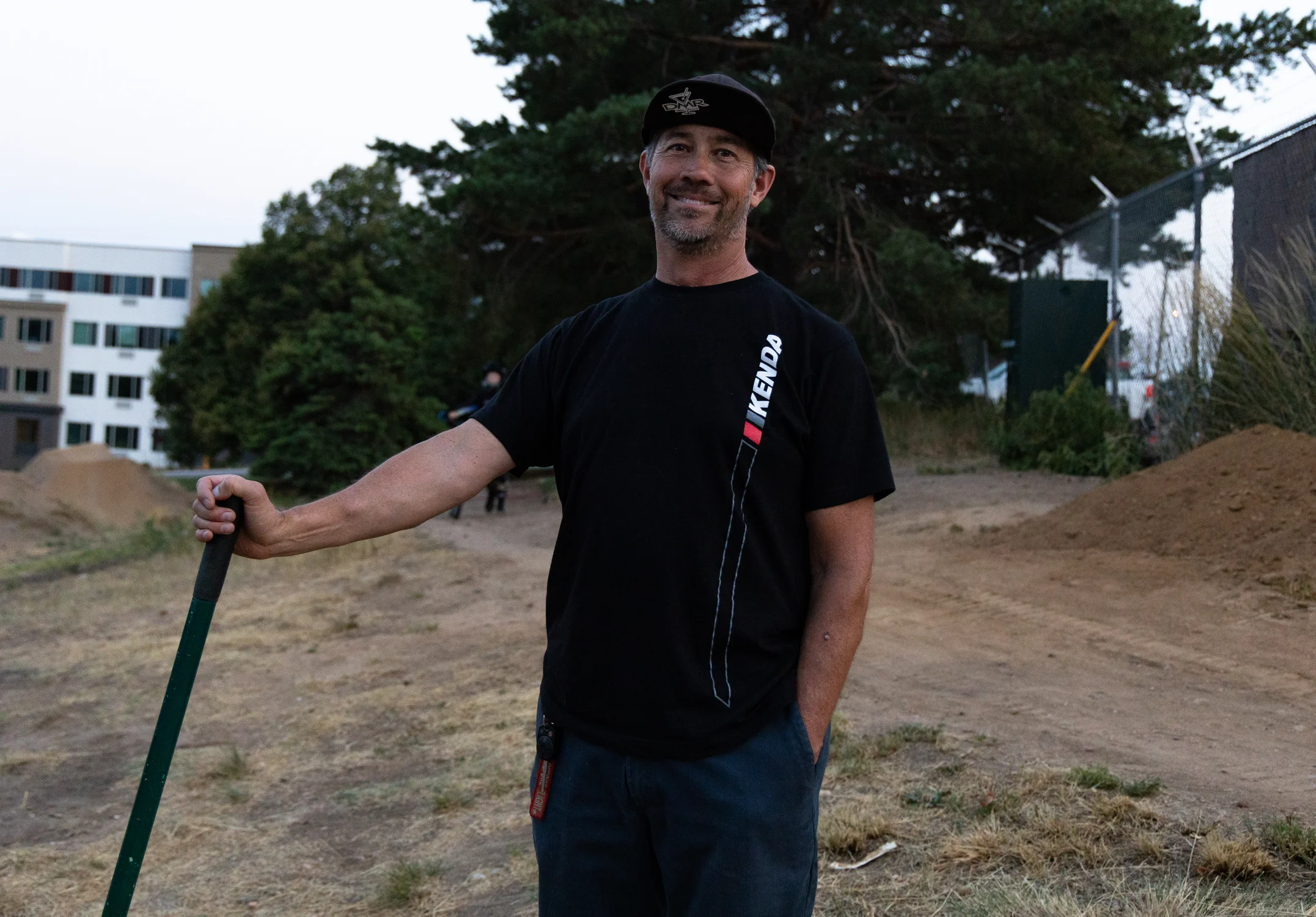 Derek Runes is an avid dirt biker and the lead volunteer at Ruby Hill Bike Park. The volunteer dig nights at the park are crucial in maintaining its tracks for other riders. Photo: Carly Rose, Rocky Mountain PBS