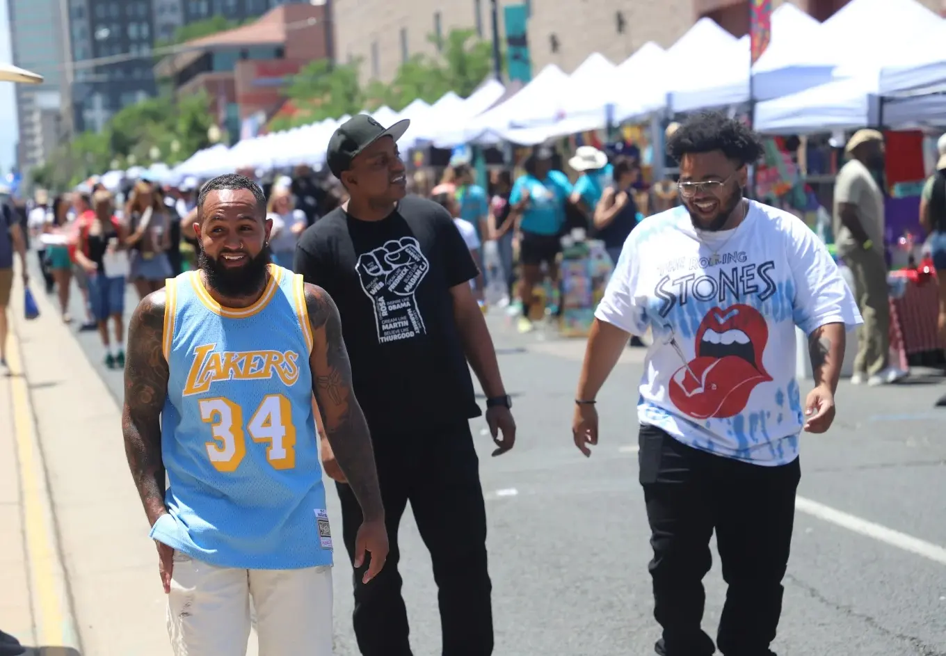 Attendees at the 2024 celebration in Denver's Five Points neighborhood. Photo: Alec Berg, Rocky Mountain PBS