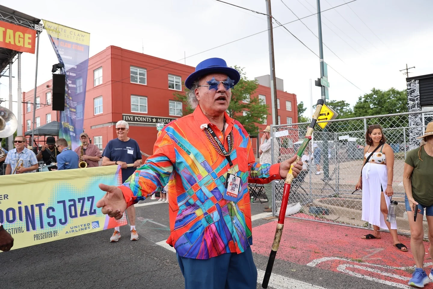 Arturo Gómez at the 2024 Five Points Jazz Festival. Gómez is the music director at KUVO Jazz, which is celebrating its 40th anniversary in 2025. Photo: KUVO Jazz