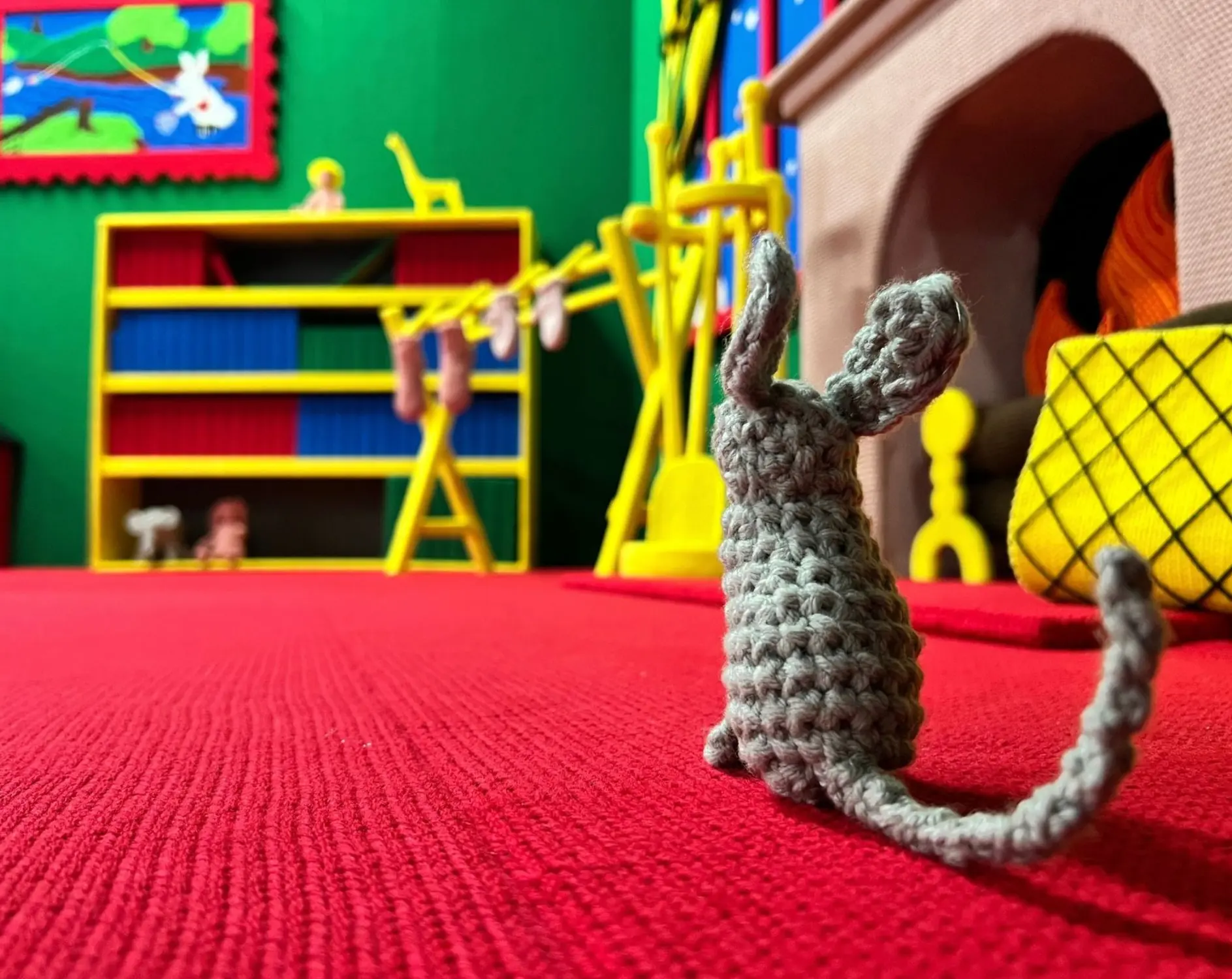 Goodnight Moon - A Fiber Tale is on display September 26 and 27 at the Dairy Arts Center.  Photo courtesy of Dundee & Lee.