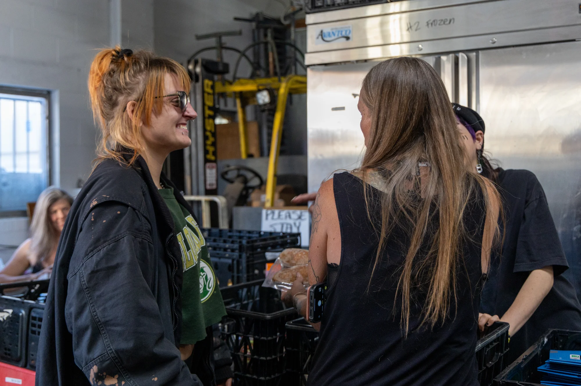 Janaki Pryce has shopped at Joy’s Kitchen on and off for the past four years and followed the food pantry from its previous Lakewood location. Photo: Carly Rose, Rocky Mountain PBS