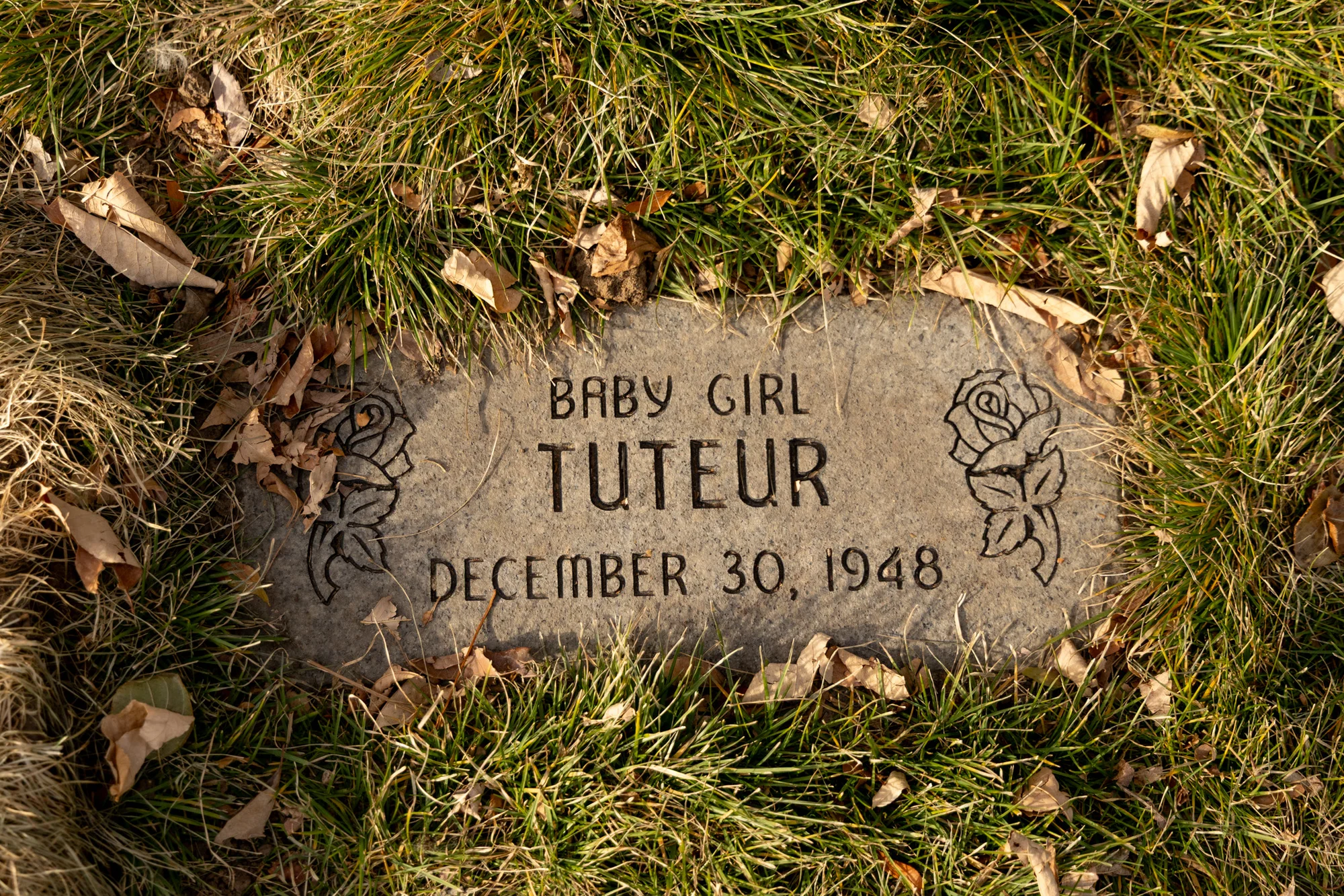 Mount Nebo Memorial Park and Cemetery raised funds to restore and standardize some barely legible stones in the cemetery’s baby section. Photo: Priya Shahi, Rocky Mountain PBS
