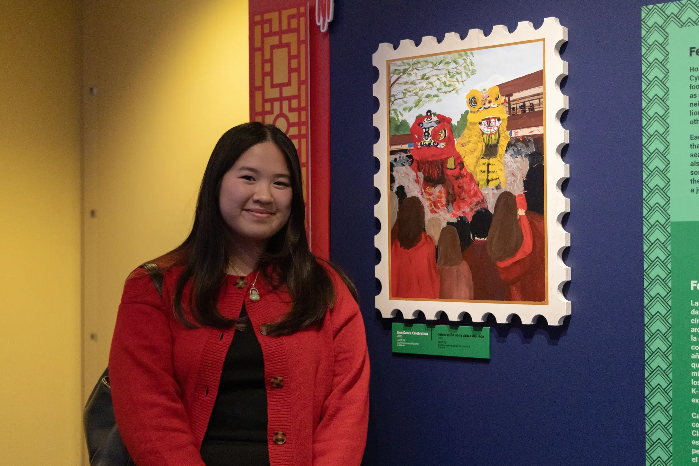 Jane Ly volunteered her time to conduct interviews with members of Denver’s Vietnamese community. For the exhibit, she also made paintings of celebrations and businesses in Little Saigon for the exhibit. “It's just so fulfilling to be able to showcase our art and connect it back to a community that has given me so much.” Photo: Andrea Kramar, Rocky Mountain PBS