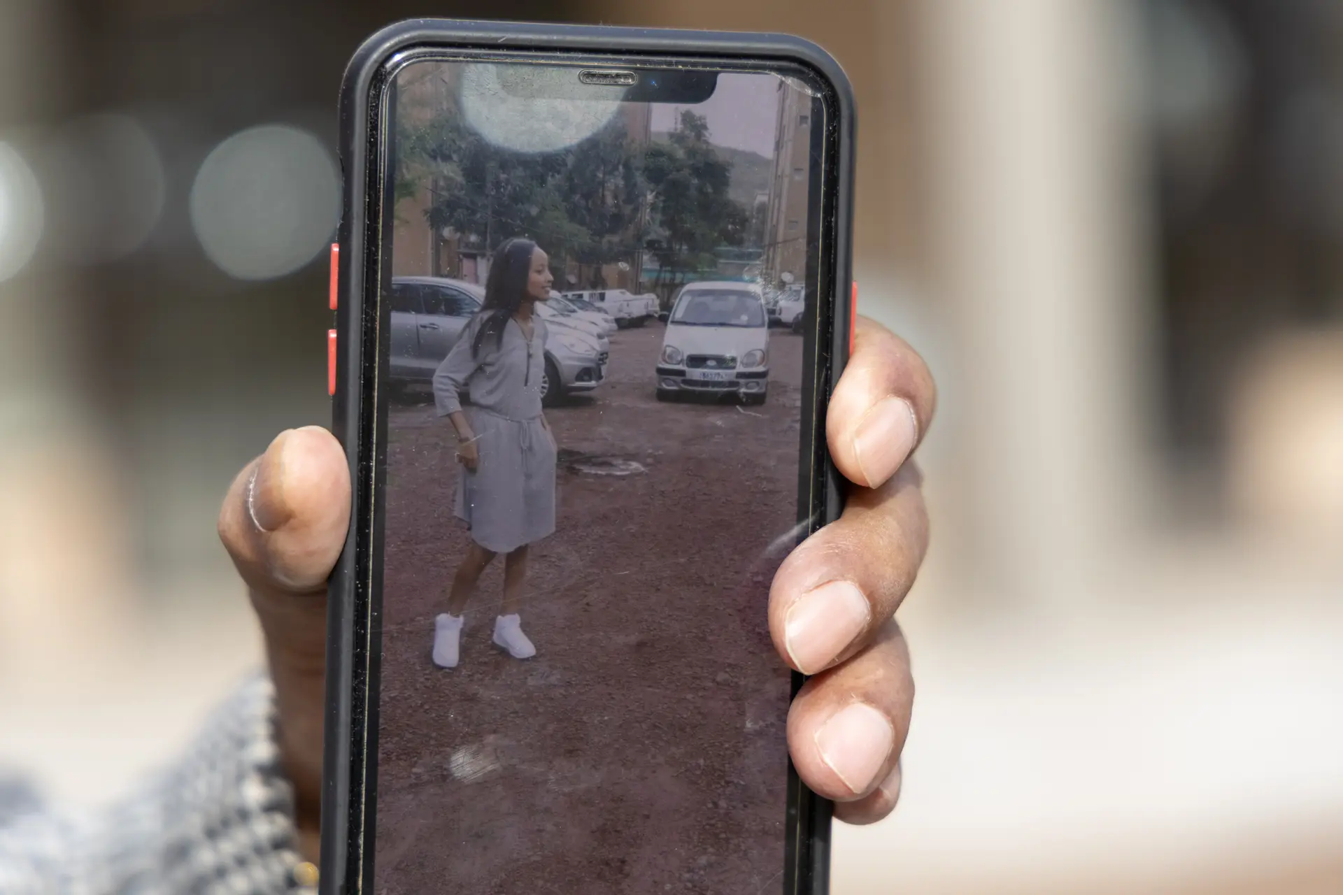 Abraha’s daughter Tmnit, 17, was in 8th grade in Addis Ababa earlier this year. She unenrolled from the school when she found out her family was moving to the United States. She now spends most of her days in her apartment with her mom. 