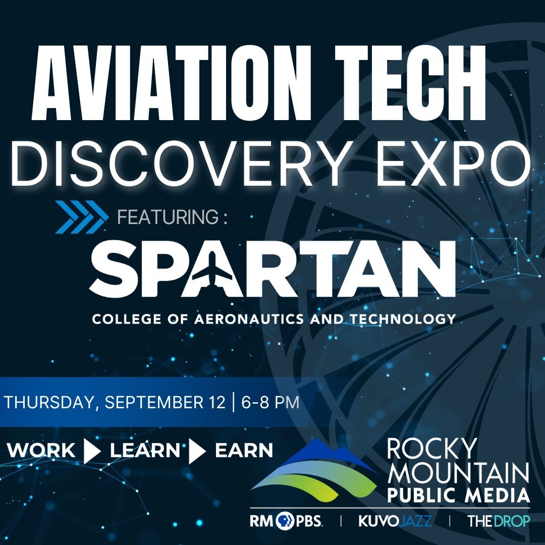 A poster for Aviation Tech Discovery Expo event