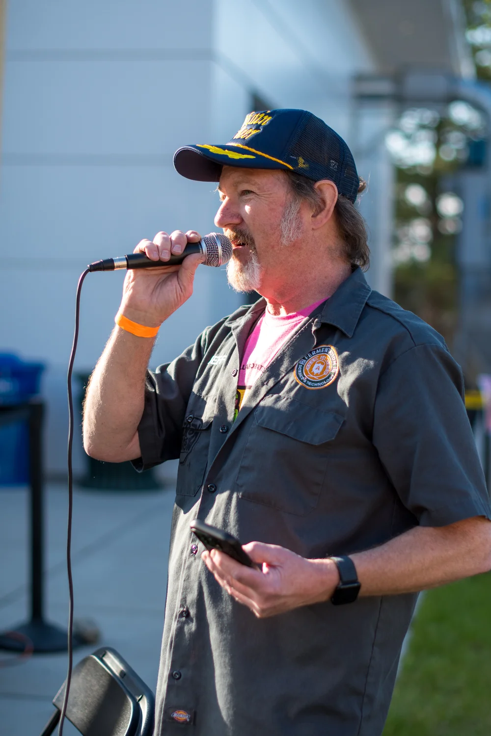 Fermentation and food science professor, JeM Biegert, announces this year’s winners. Photo: Cormac McCrimmon, Rocky Mountain PBS