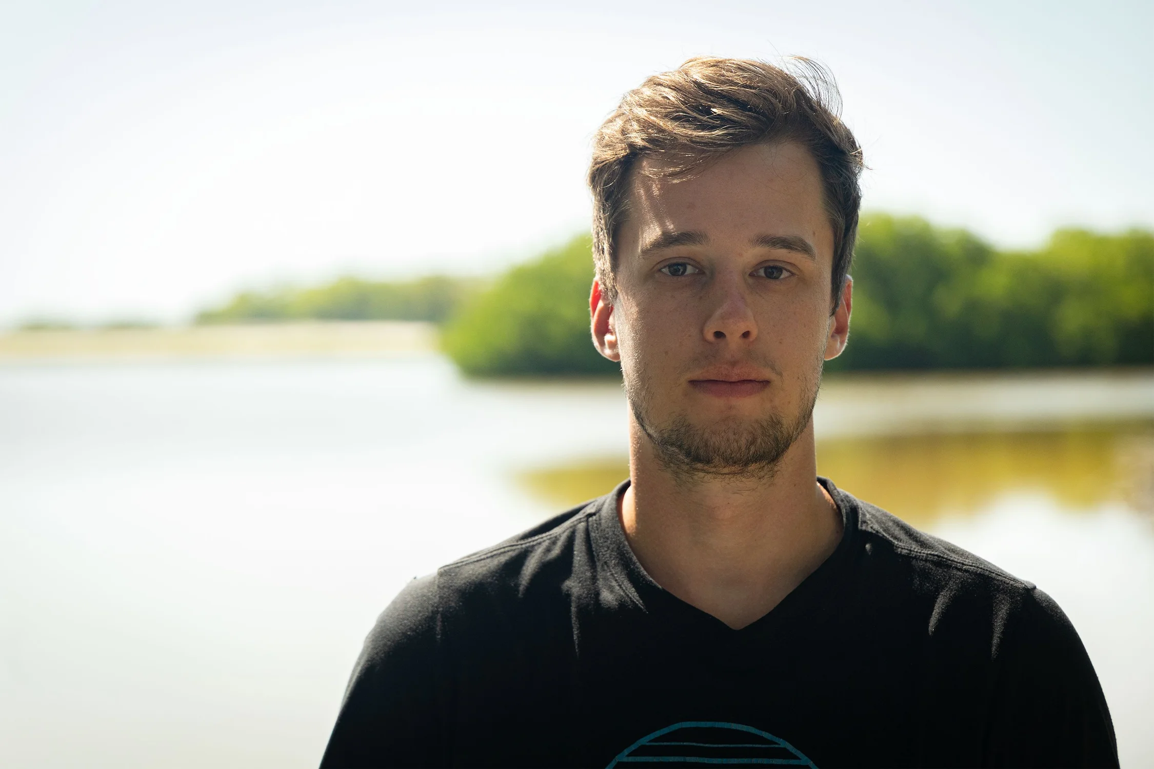 Lemberger typically dives in freezing temperatures and with almost no visibility. Photo: Chase McCleary, Rocky Mountain PBS